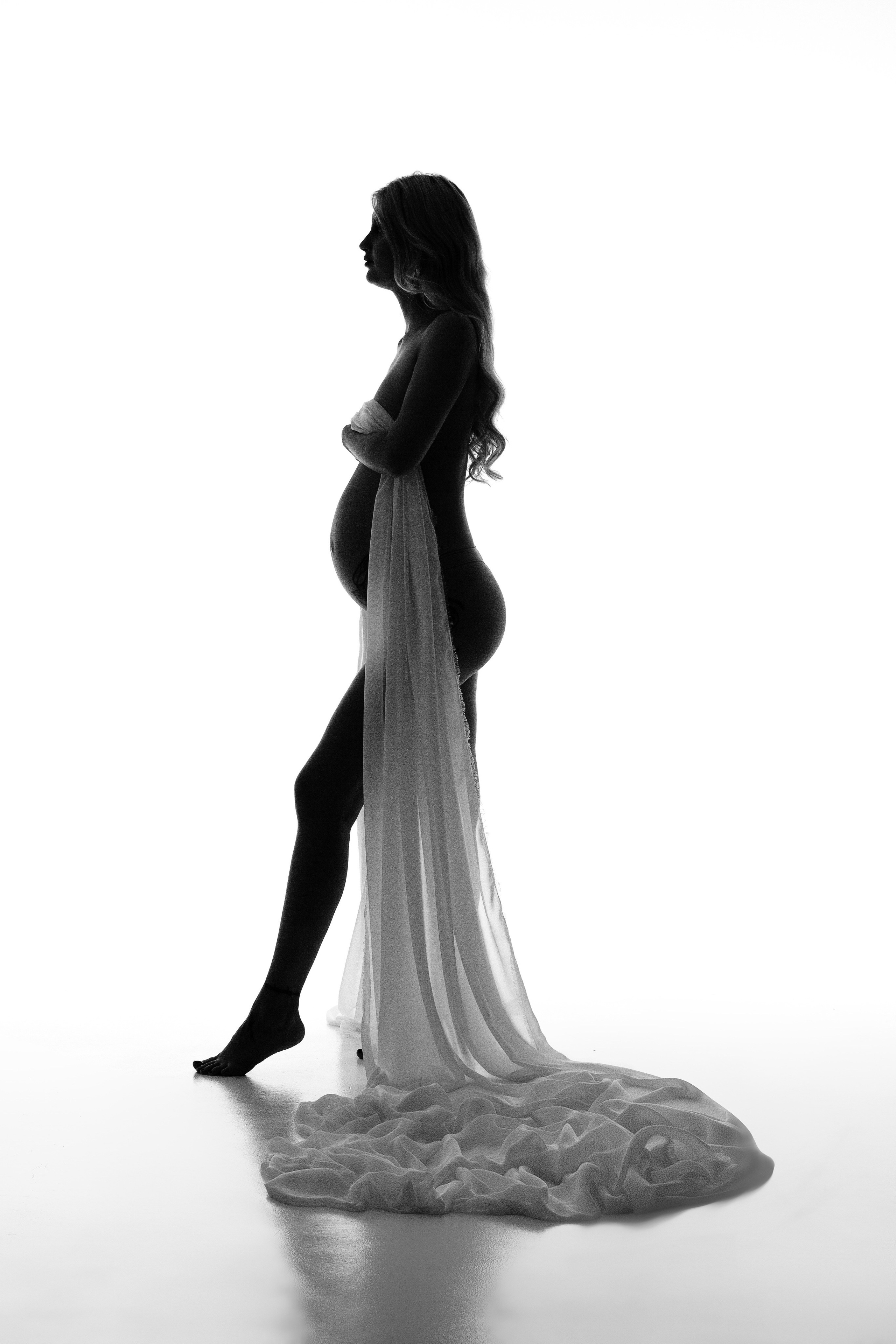 Беременная в тканях, фотосессия беременности в тканях, фотосессия беременной с тканью, съёмка беременности с тканью Москва