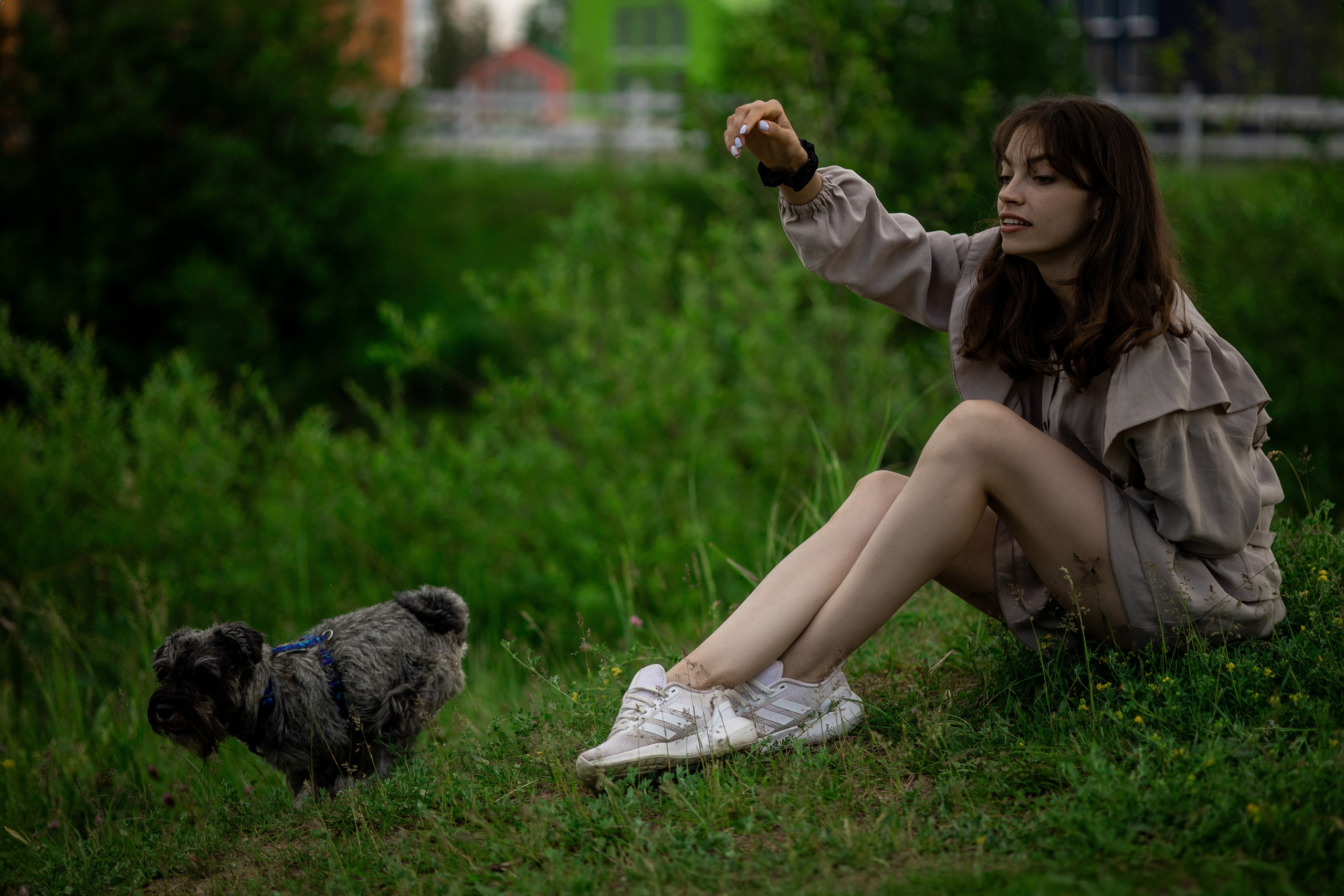 Съемка с собакой. Анастасия Белаш