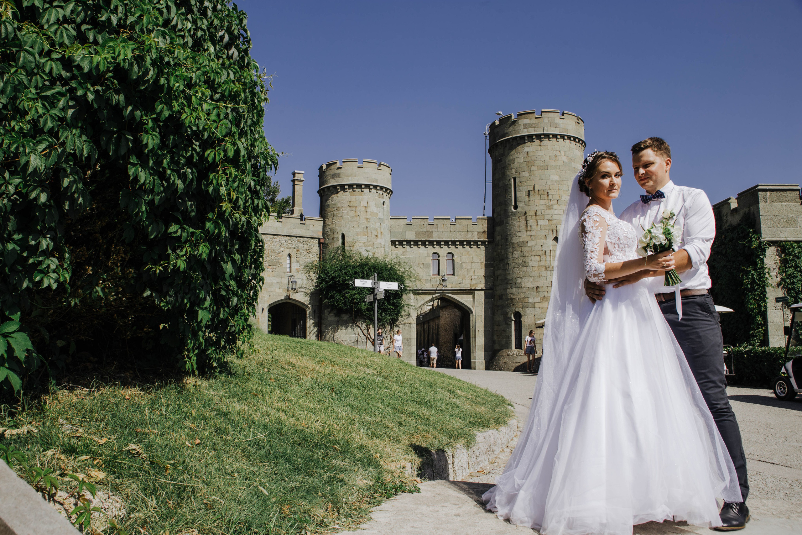 Татьяна & Артём. Свадебная фотосессия Воронцовский дворец и мыс Фиолент. Свадебный и контент фотограф в Севастополе и Крыму Марина Данилова