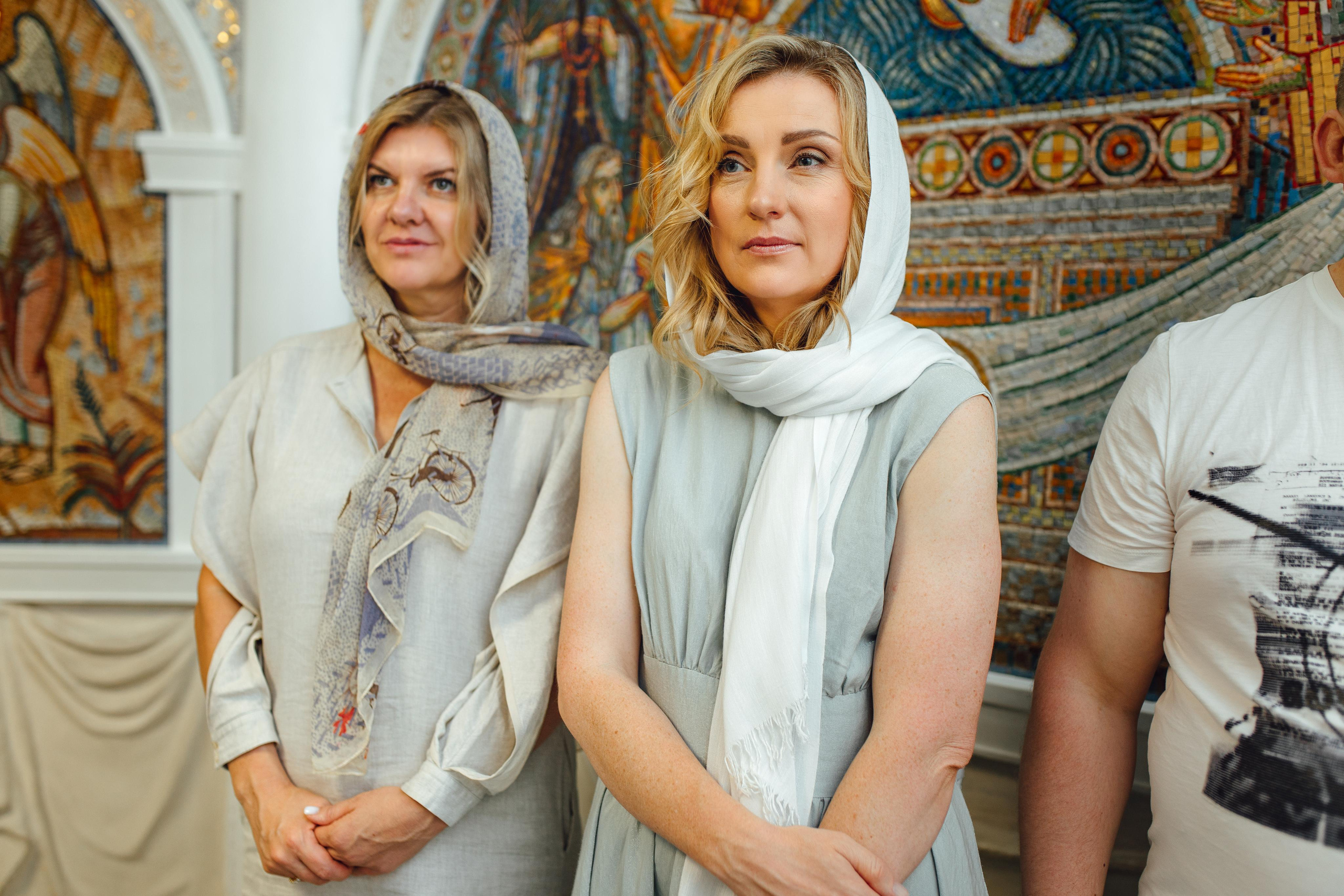 Таинство крещения Клима, храм Святой Троицы, август 2023