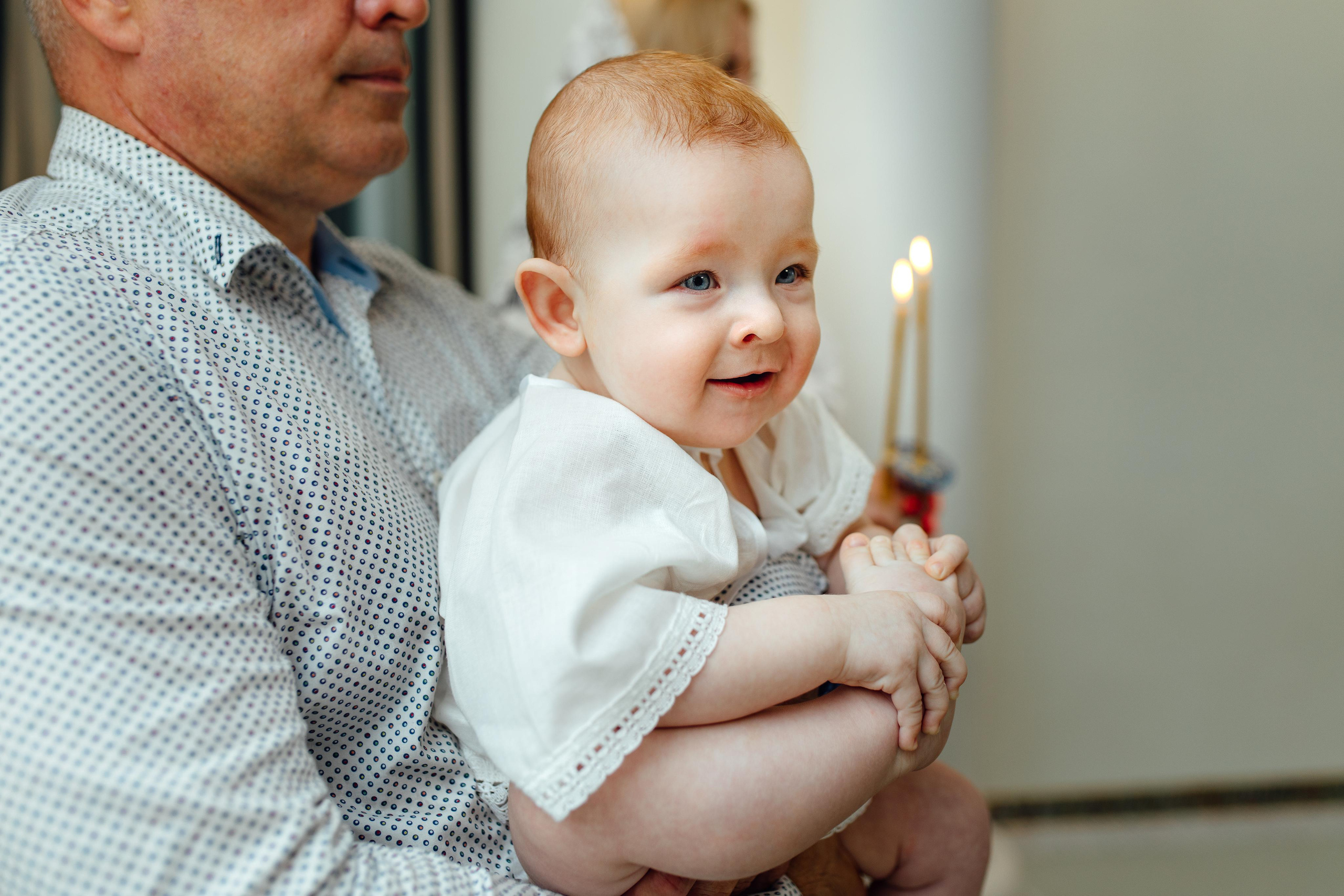 Таинство крещения Клима, храм Святой Троицы, август 2023