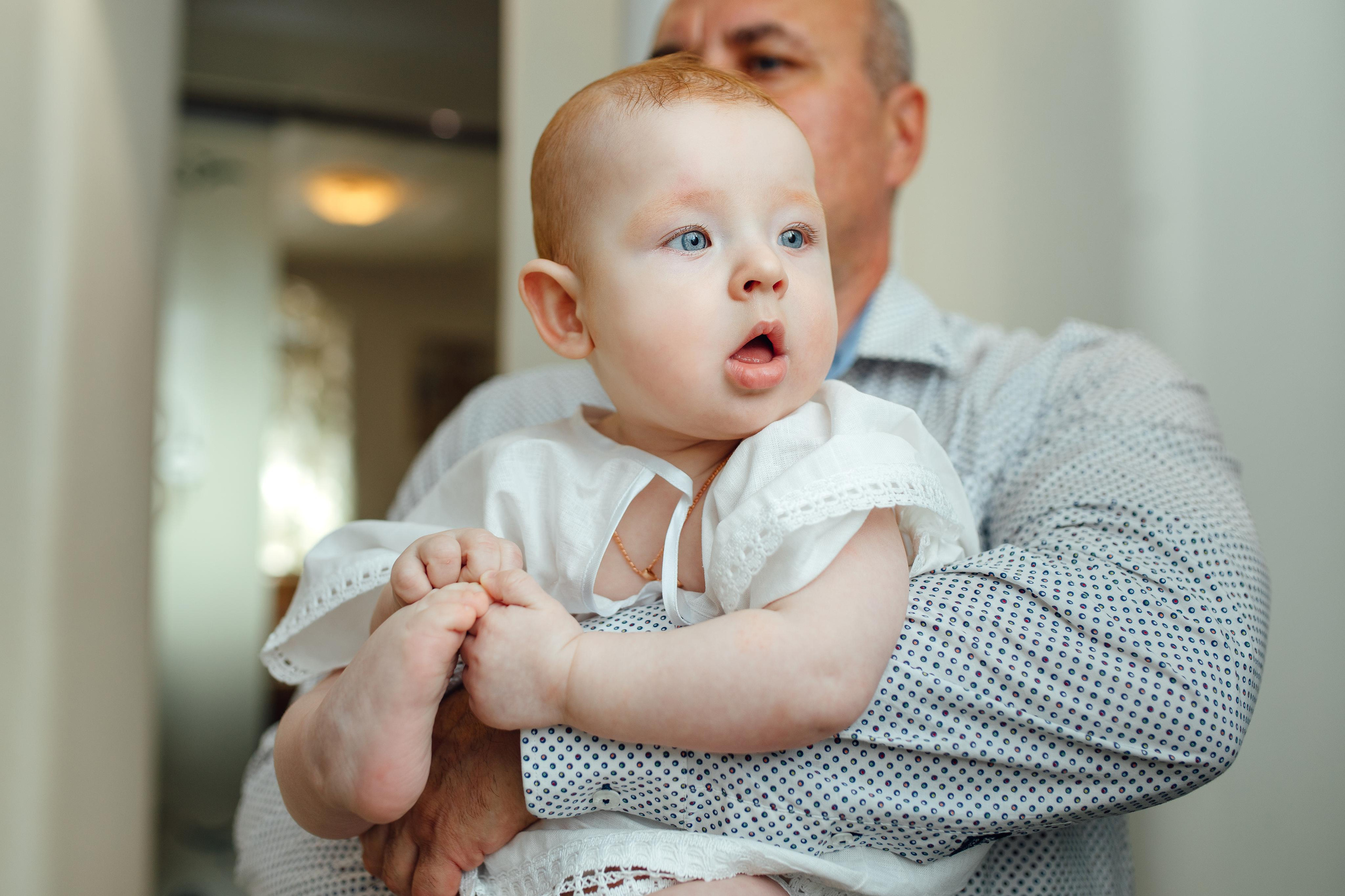 Таинство крещения Клима, храм Святой Троицы, август 2023