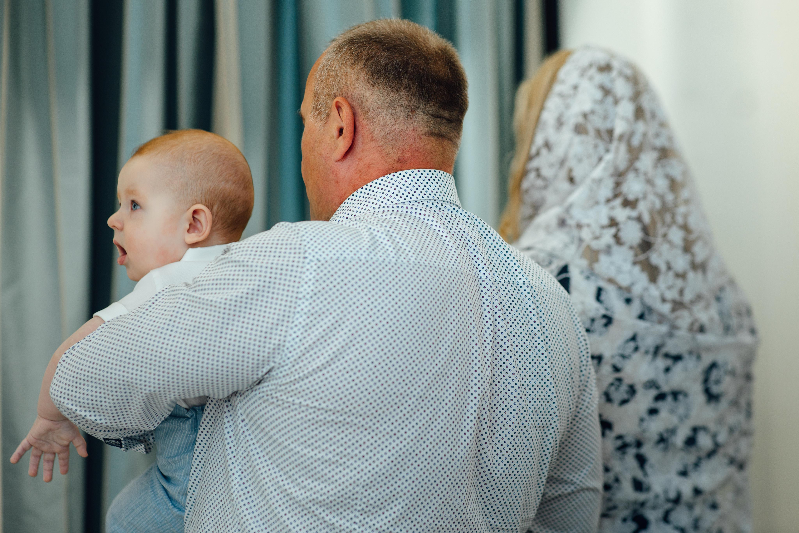 Таинство крещения Клима, храм Святой Троицы, август 2023