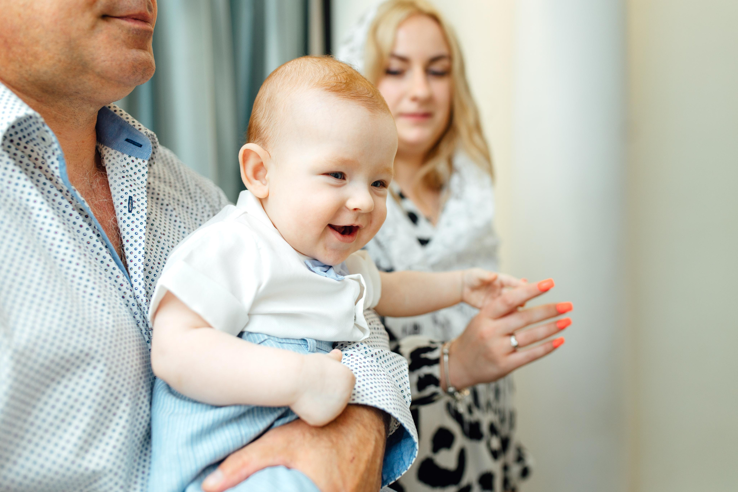 Таинство крещения Клима, храм Святой Троицы, август 2023