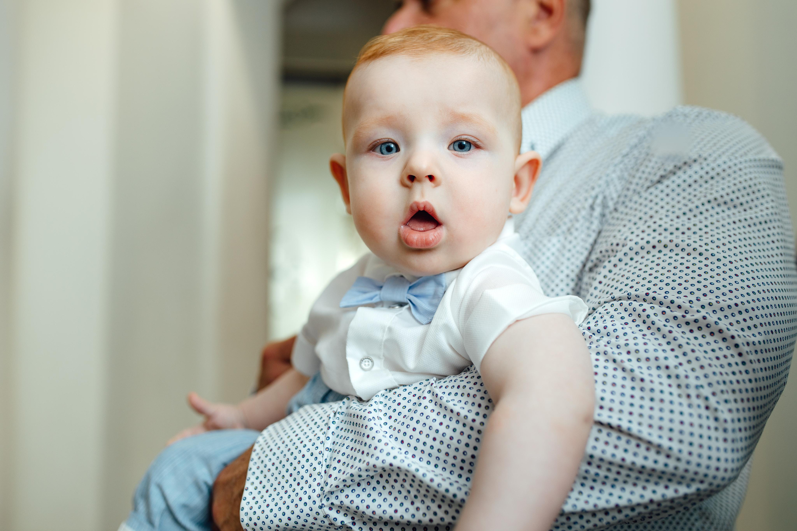 Таинство крещения Клима, храм Святой Троицы, август 2023