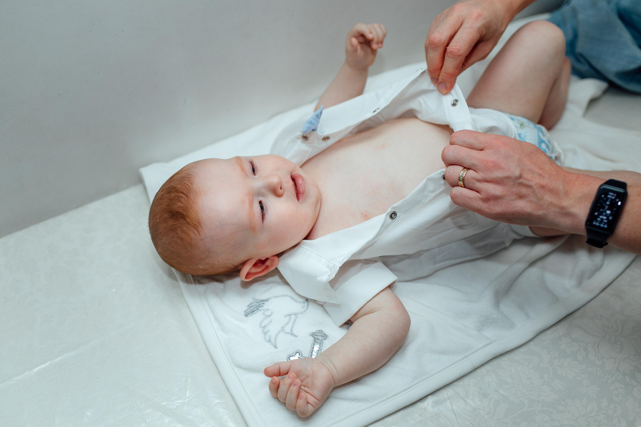 Таинство крещения Клима, храм Святой Троицы, август 2023