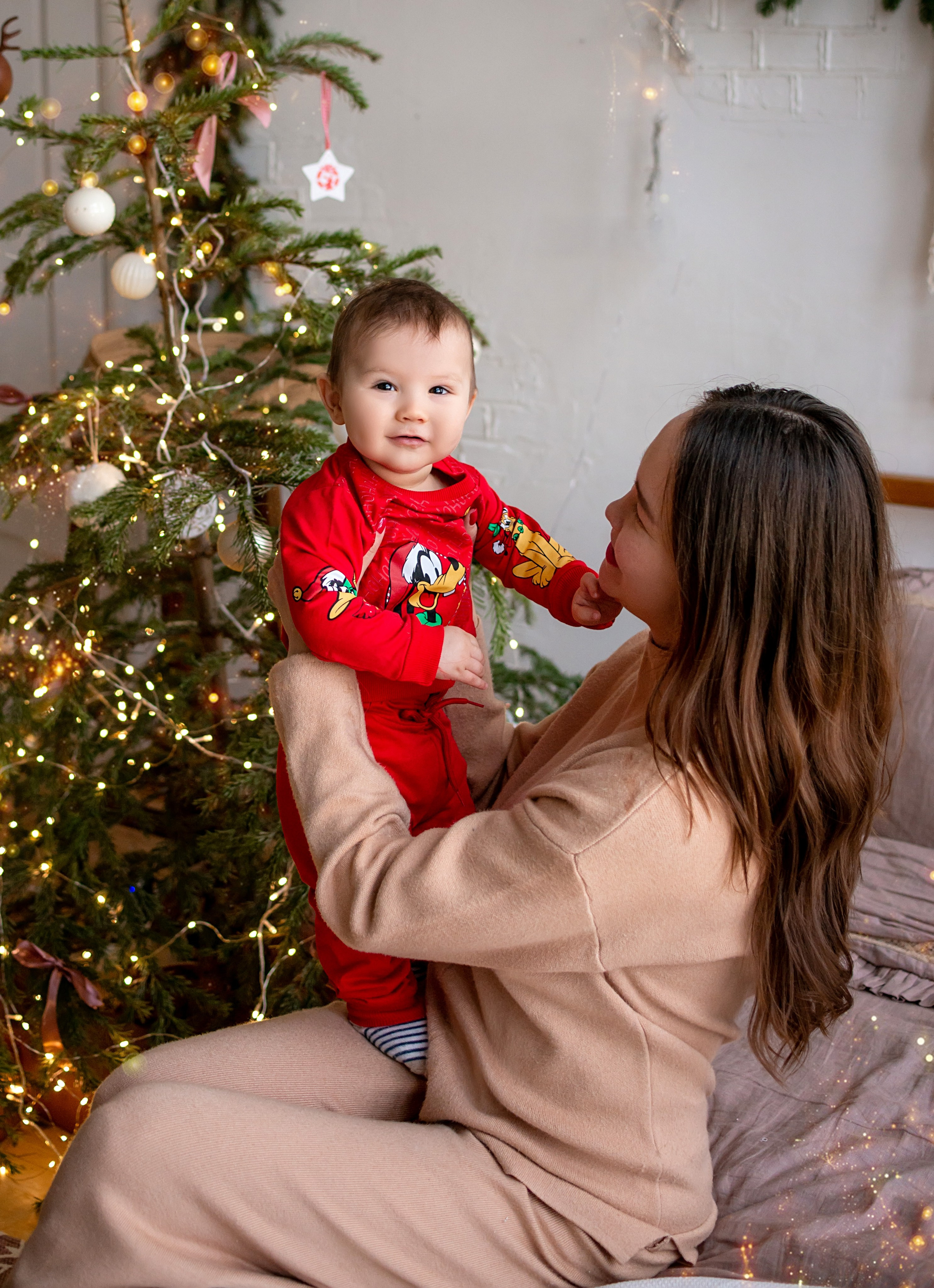 Новогодняя семейная фотосессия в Краснодаре 2023-2024. Фотограф новорожденных Краснодар Малышенко Надежда