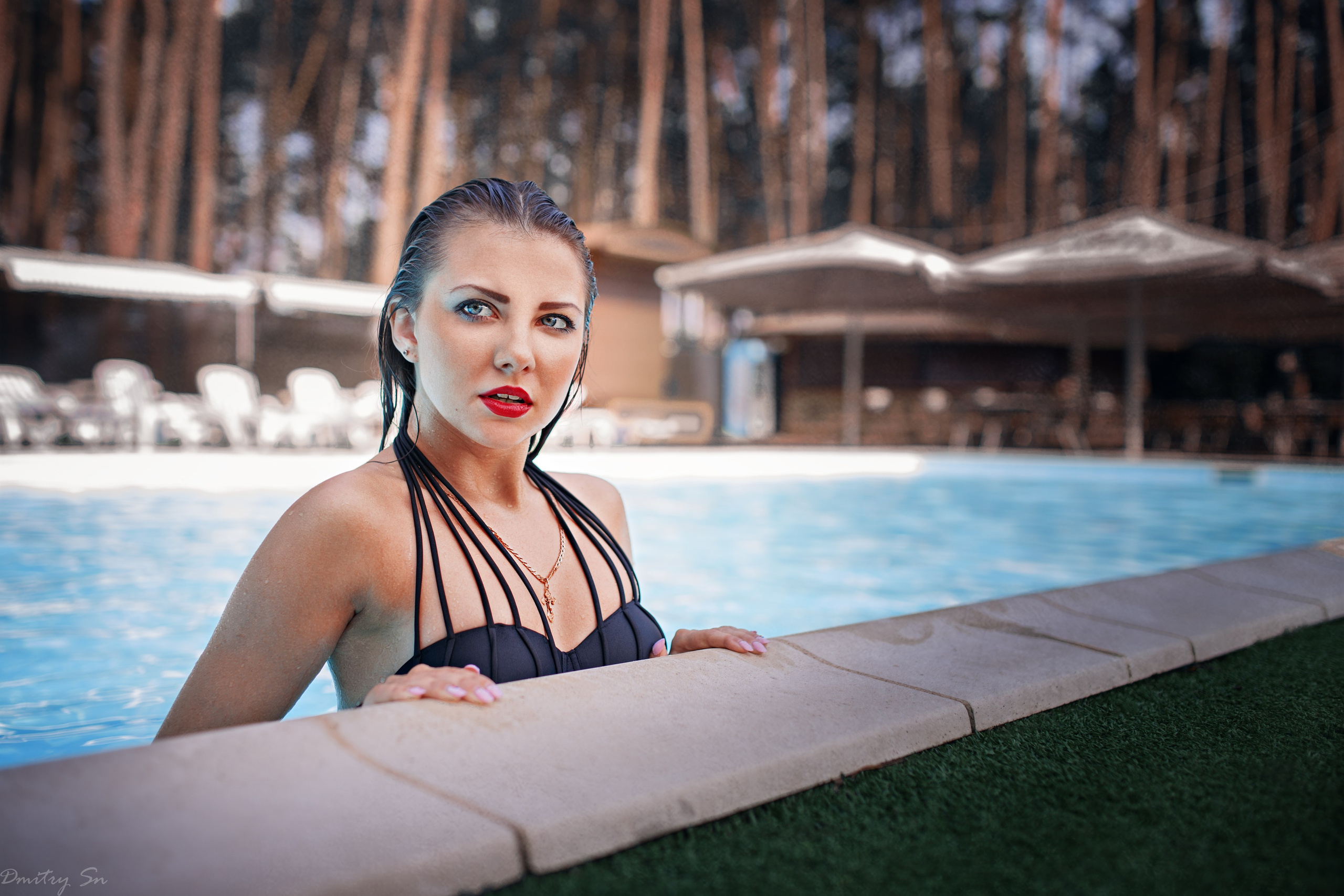 Фотосет с Кристиной в бассейне в формате для «себя»