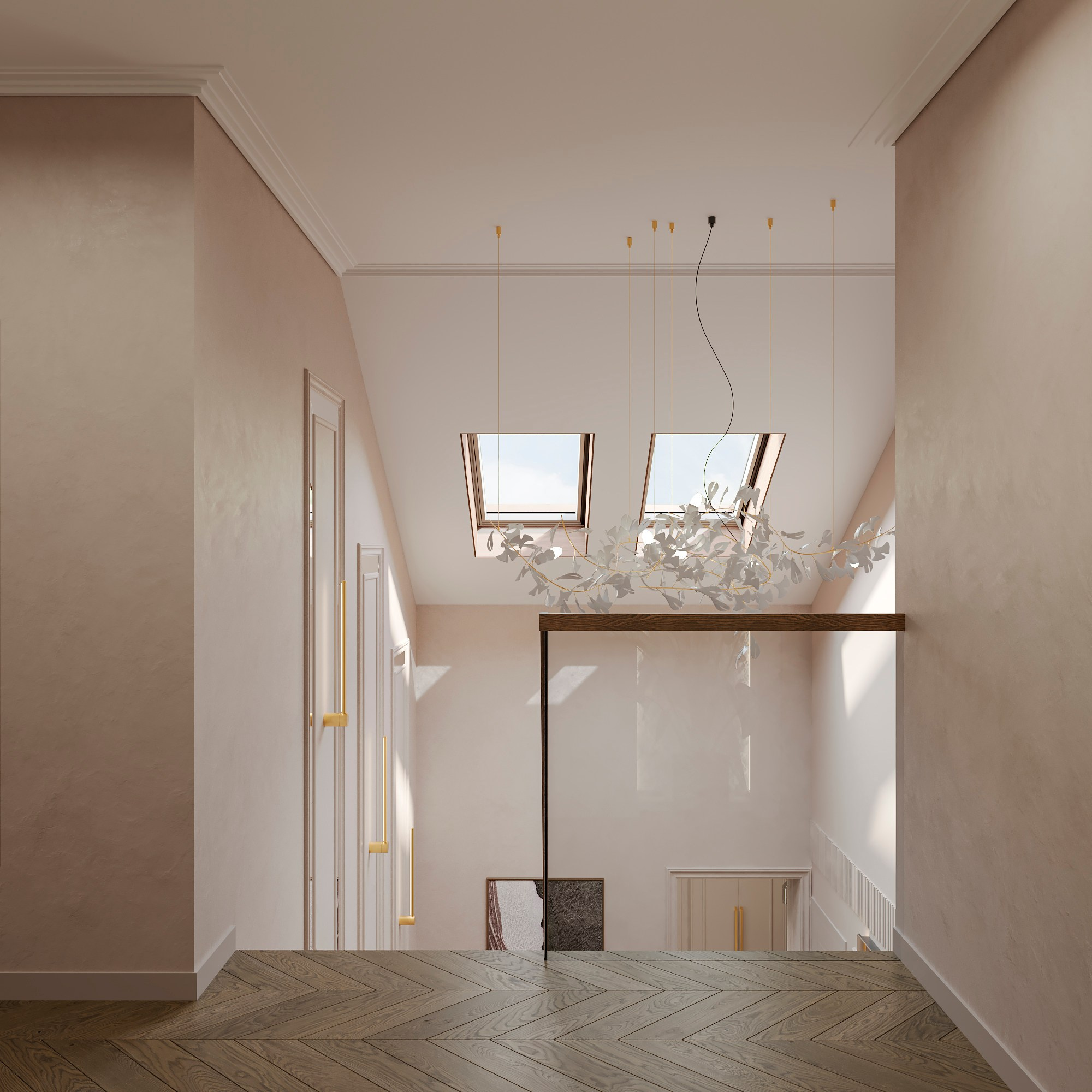 Дом с мансардой 250 м². Студия дизайна