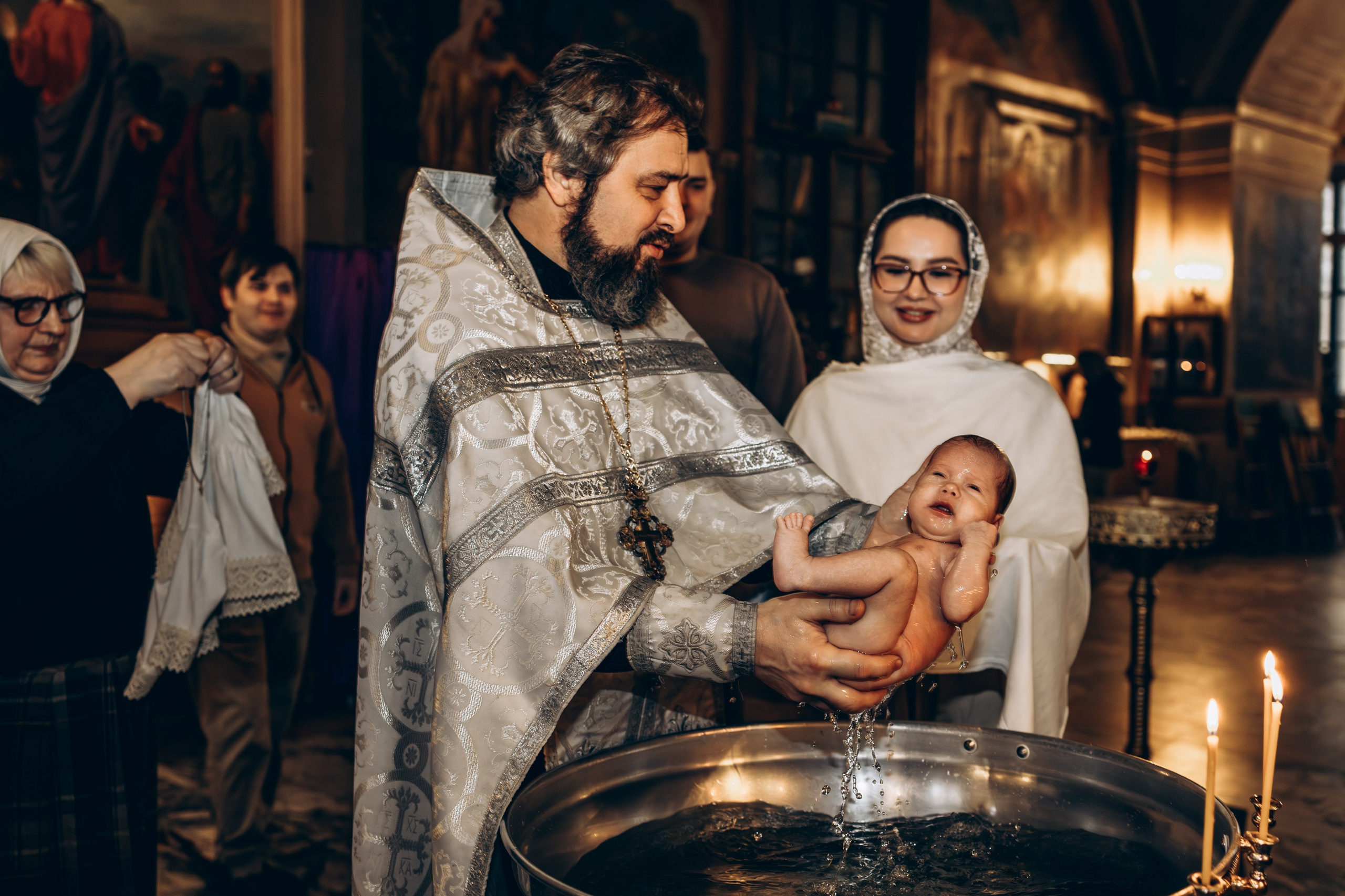 Крещение в Храме Воскресения Словущего в Даниловской Слободе. Главная