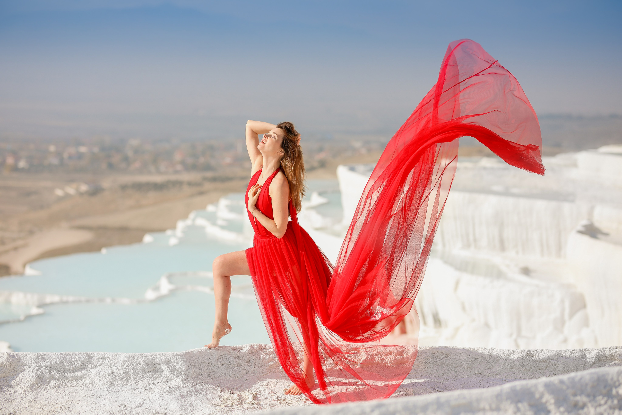 Photoshooting in Pamukkale