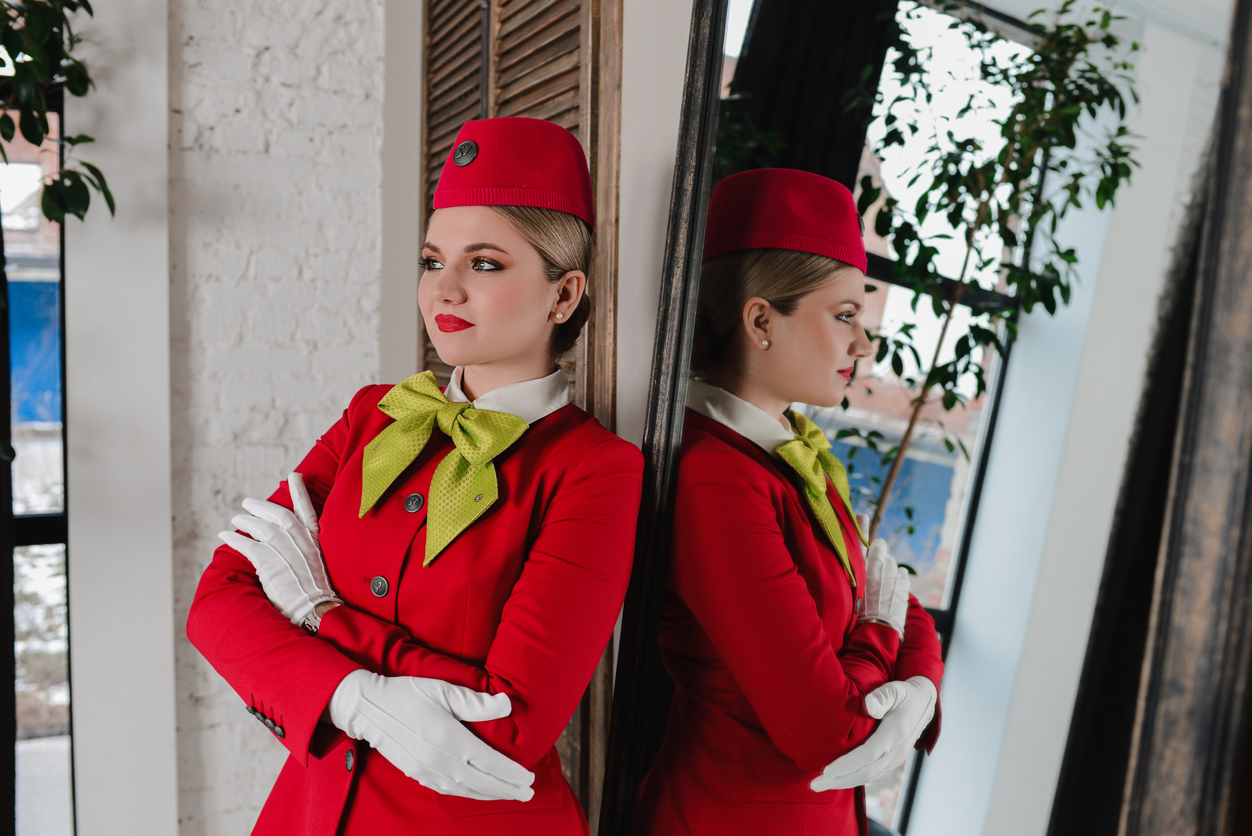 Стюардесса по имени Полина. Фотограф Ярута Оксана / Ростов-на-Дону