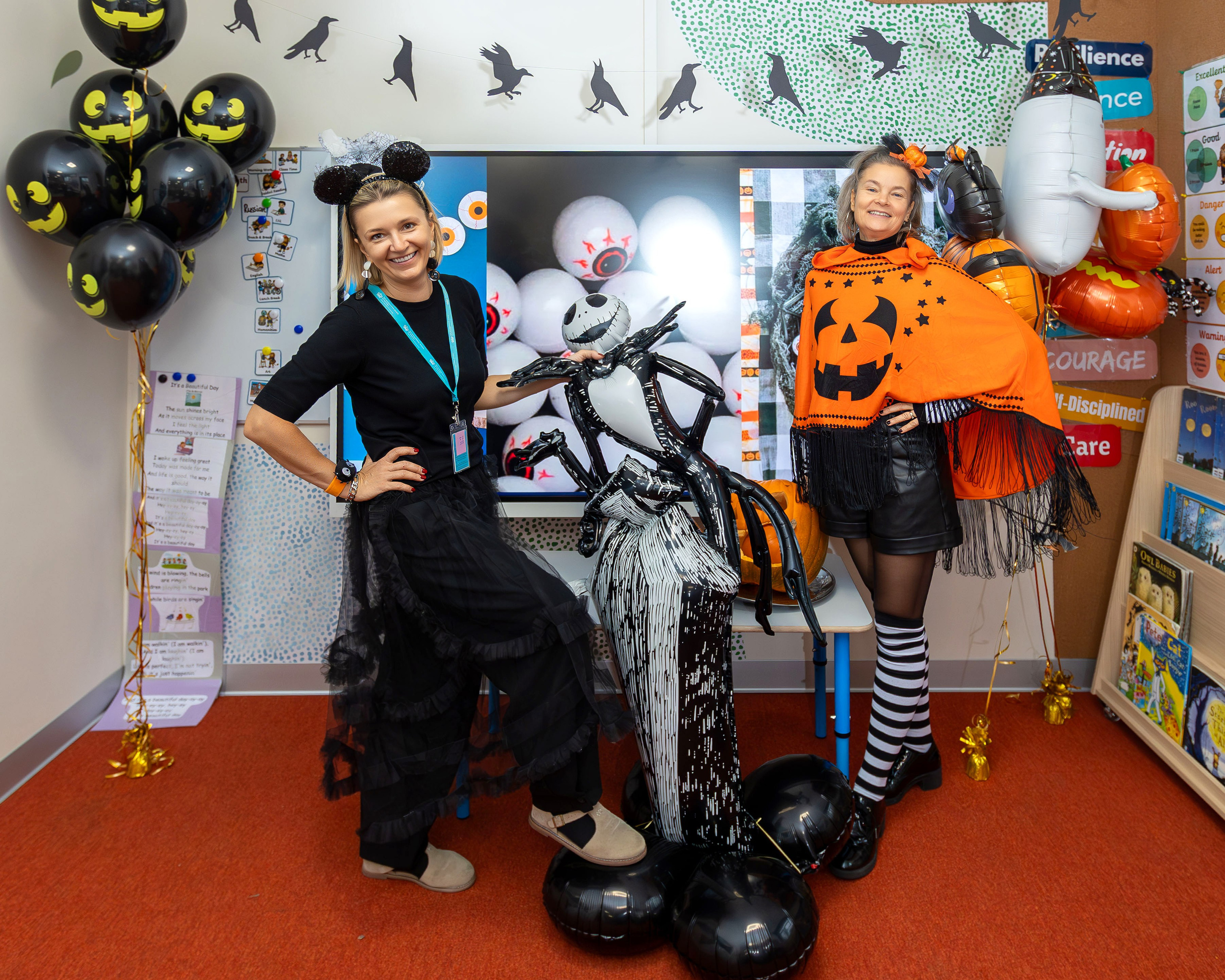 Halloween в начальной школе. Выпускные альбомы для школы и детского сада — школьный фотограф Подольск, Троицк, Щербинка, Москва