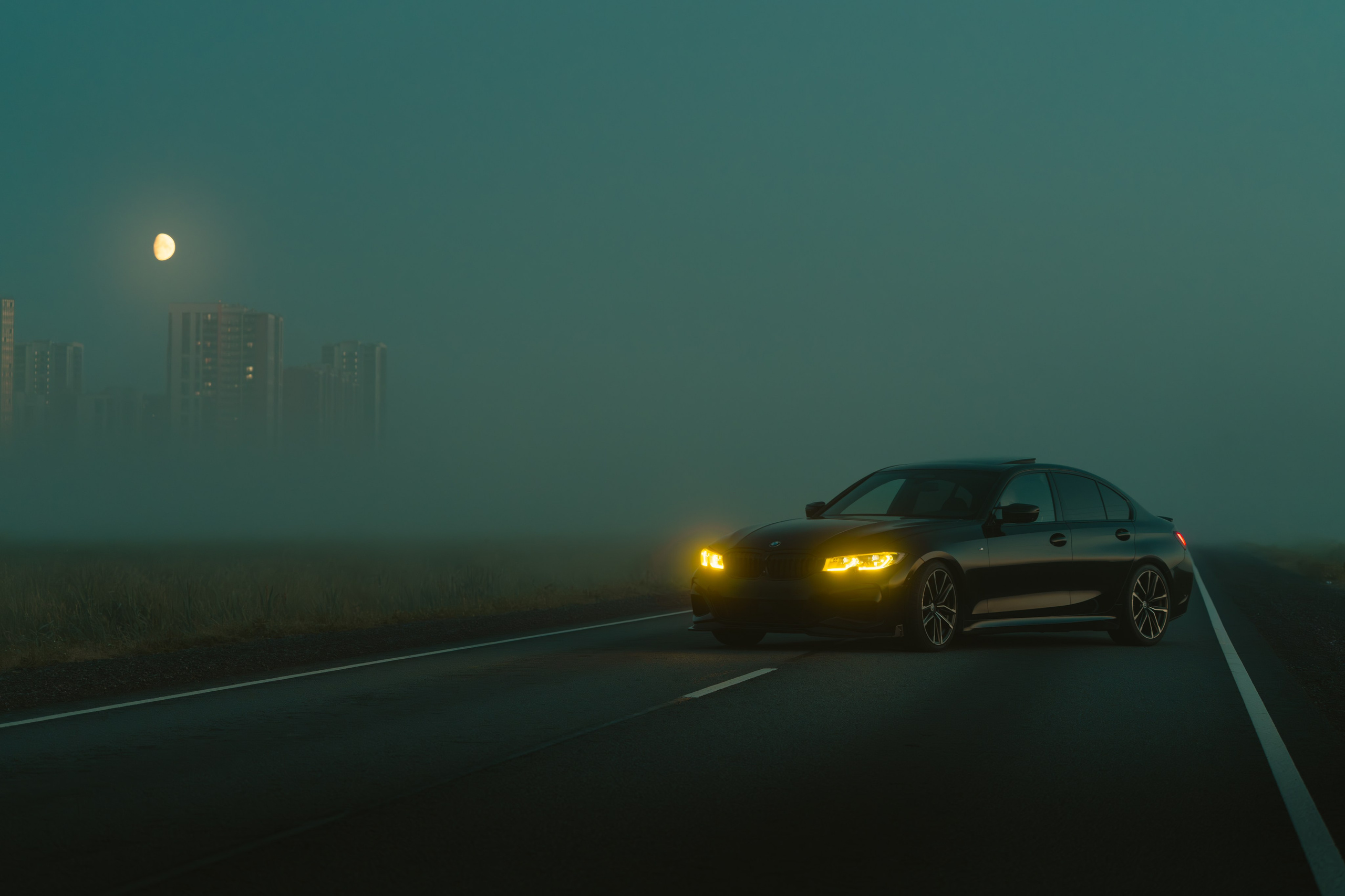 BMW 3 Series Night ed. Автомобильный фотограф в Санкт-Петербурге