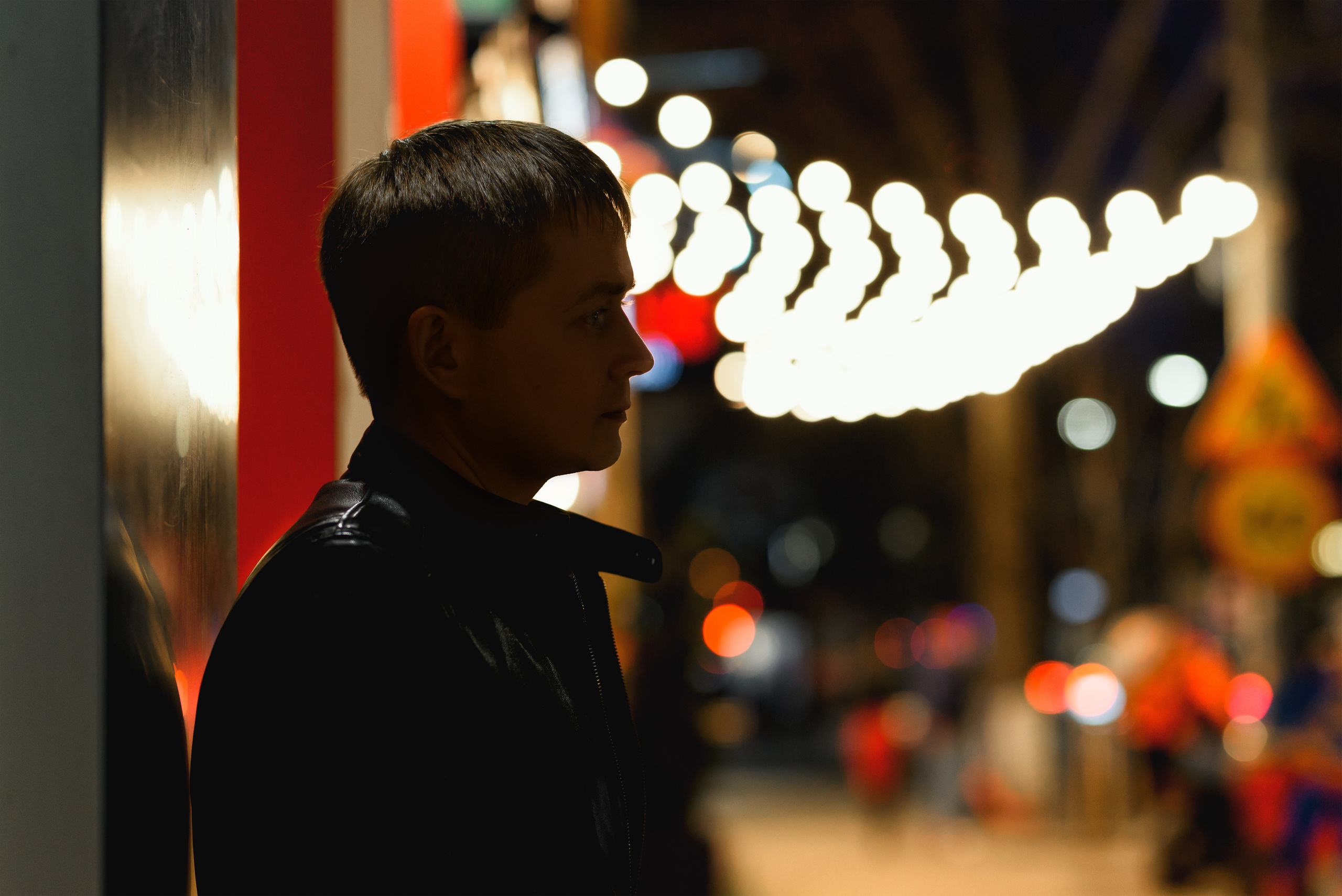 Огни ночного города, фотосессия