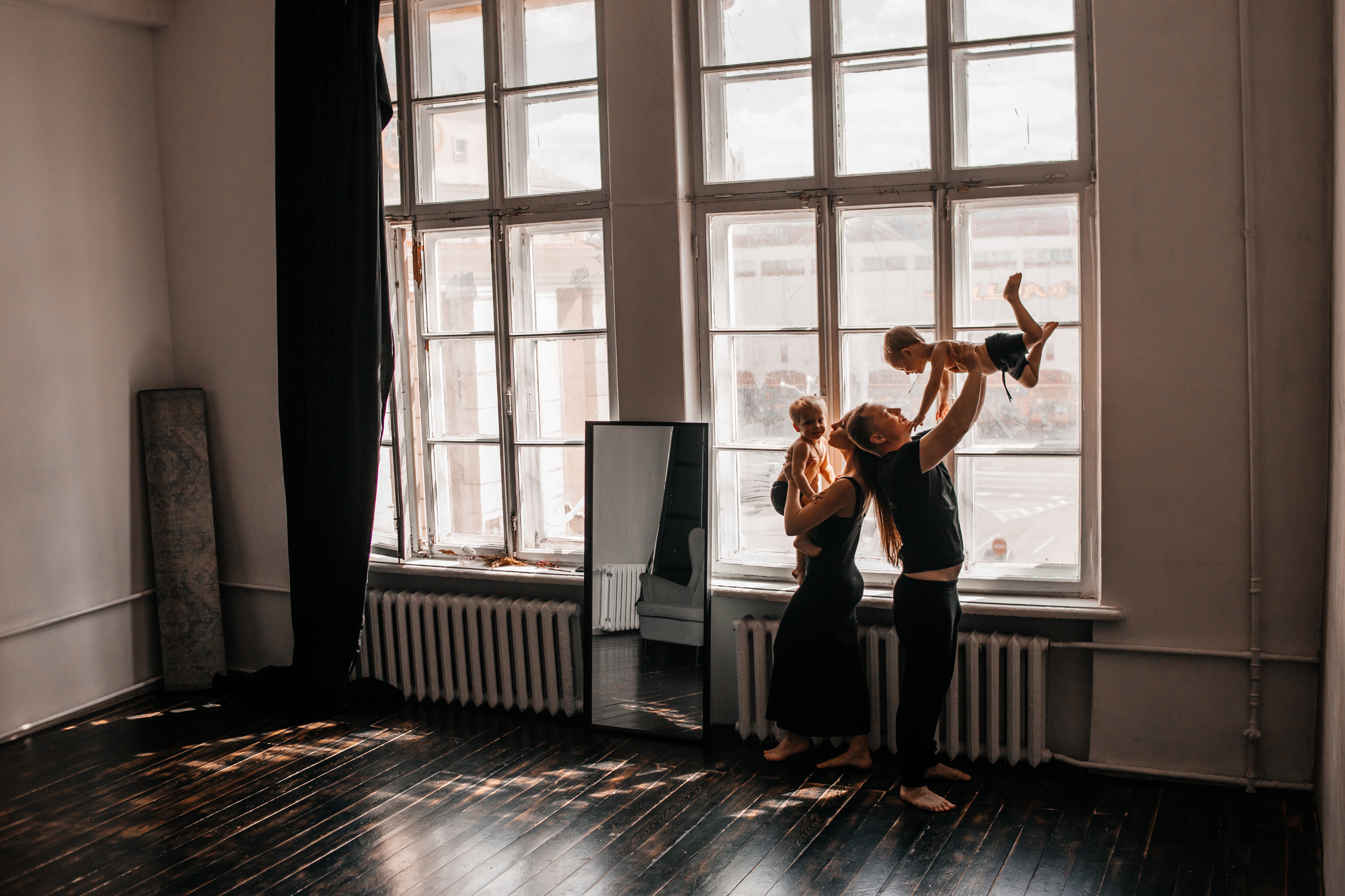 Ника, Женя, Саша и Тим. Семейный фотограф в Минске Саша Павлюк