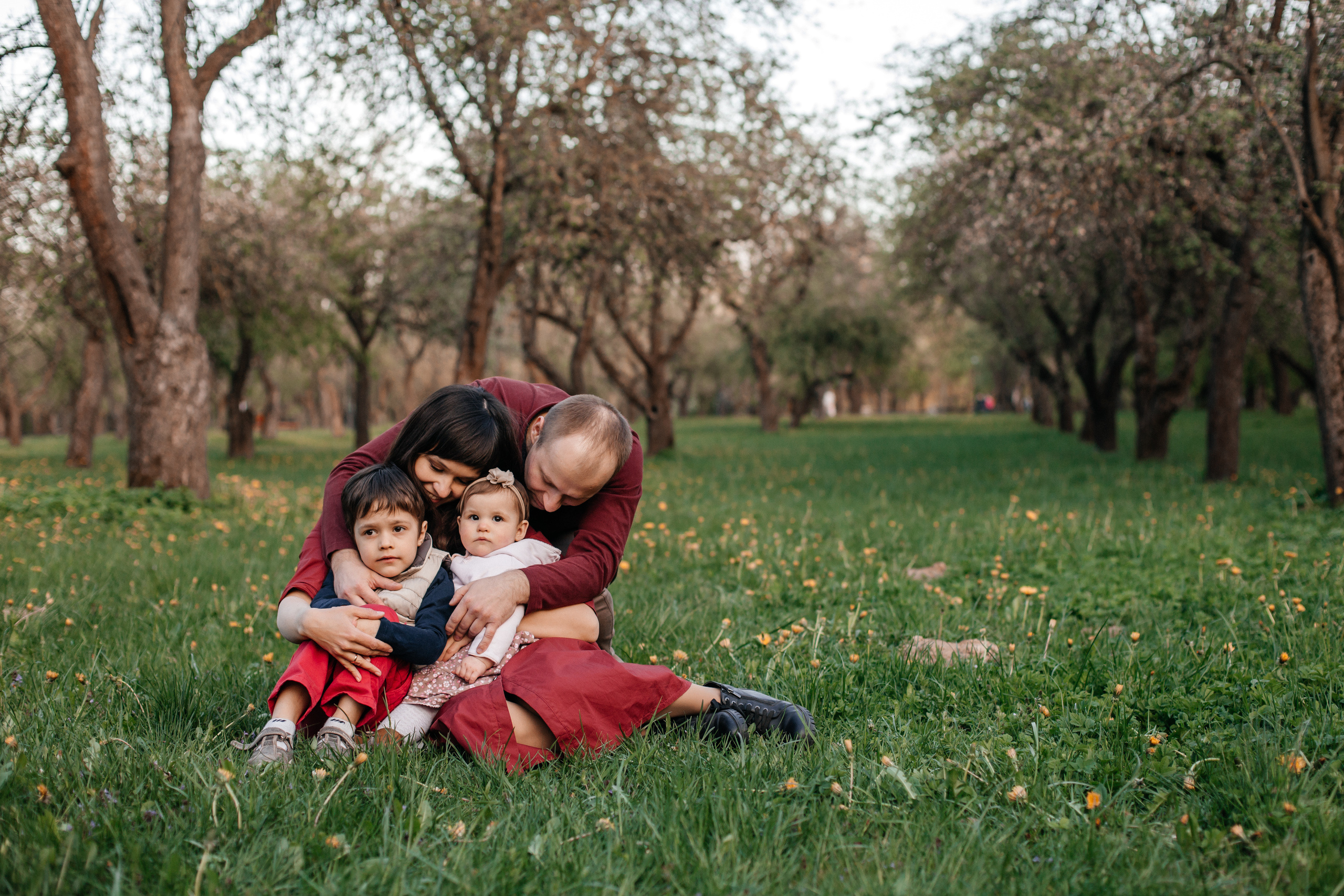 Оля, Дима, Артём и Паулина. Семейный фотограф в Минске Саша Павлюк