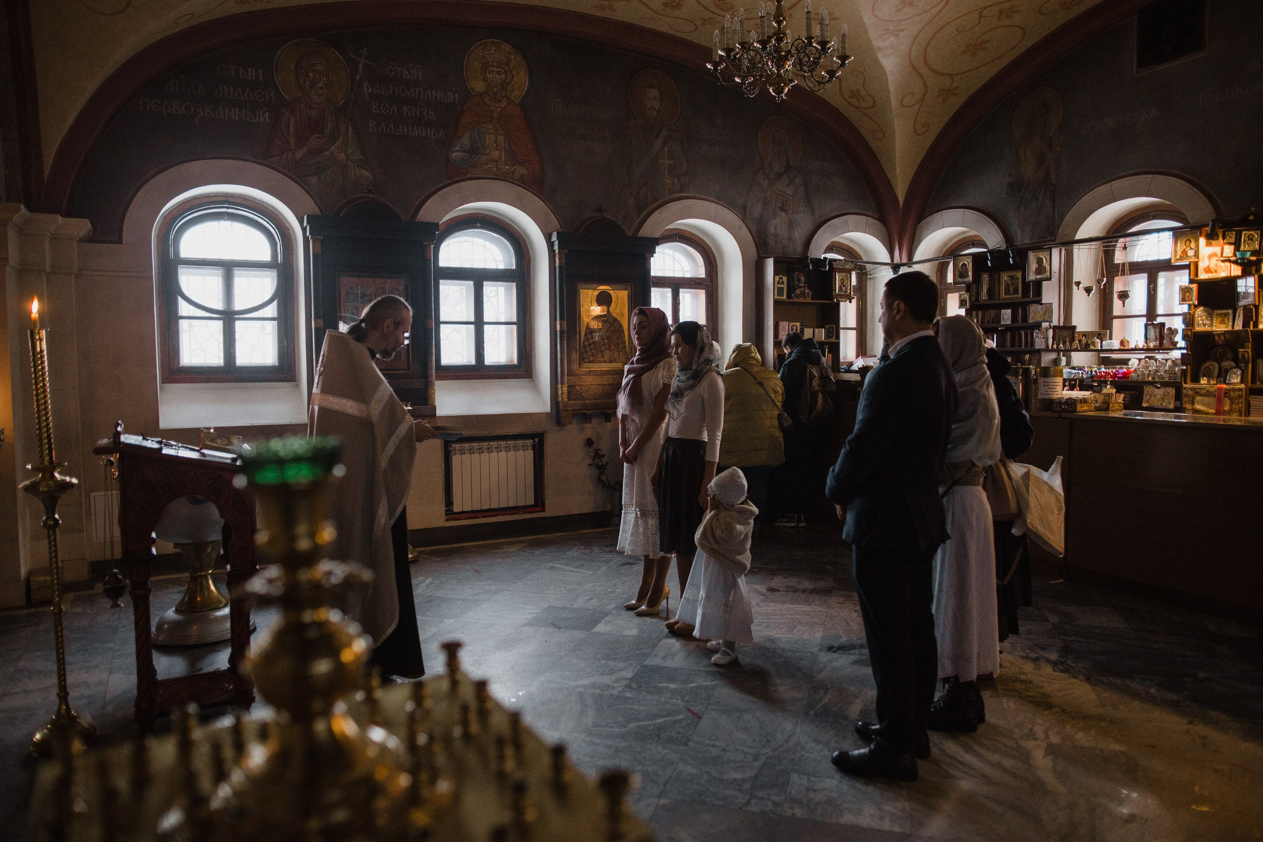 Крещение. Репортажный и свадебный фотограф в Москве Лена Таращенко