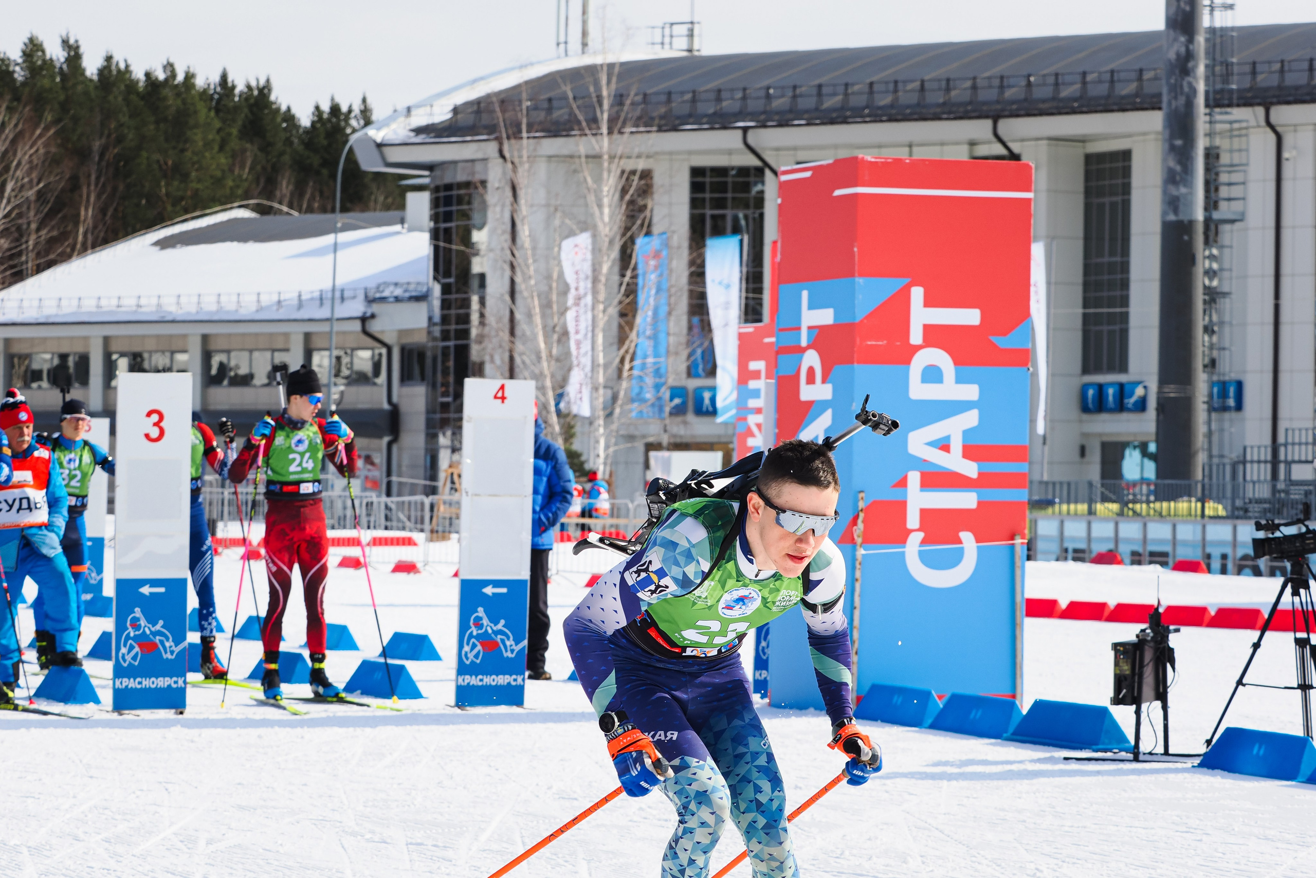 Биатлон / Первенство России. Репортажный фотограф Алексей Козьмин