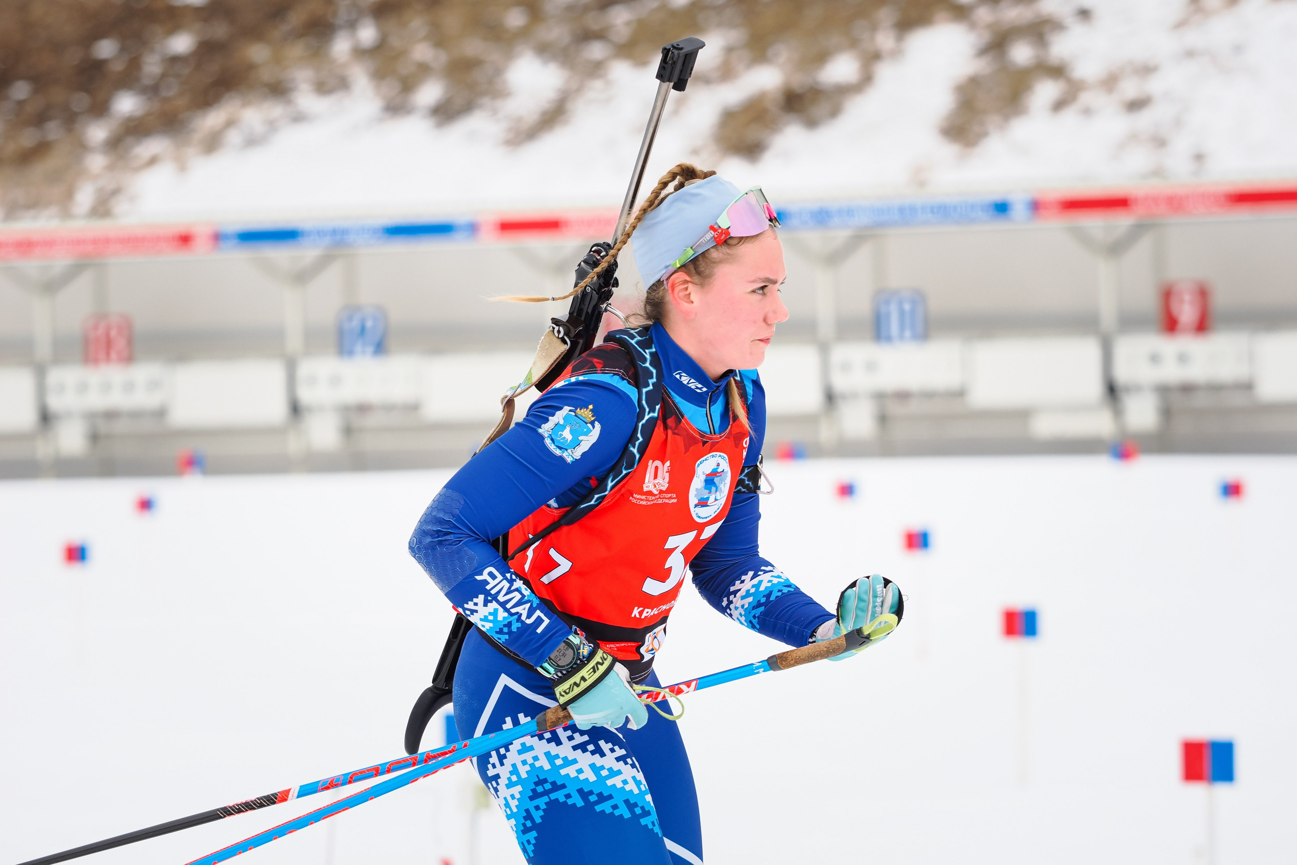 Биатлон / Первенство России. Репортажный фотограф Алексей Козьмин