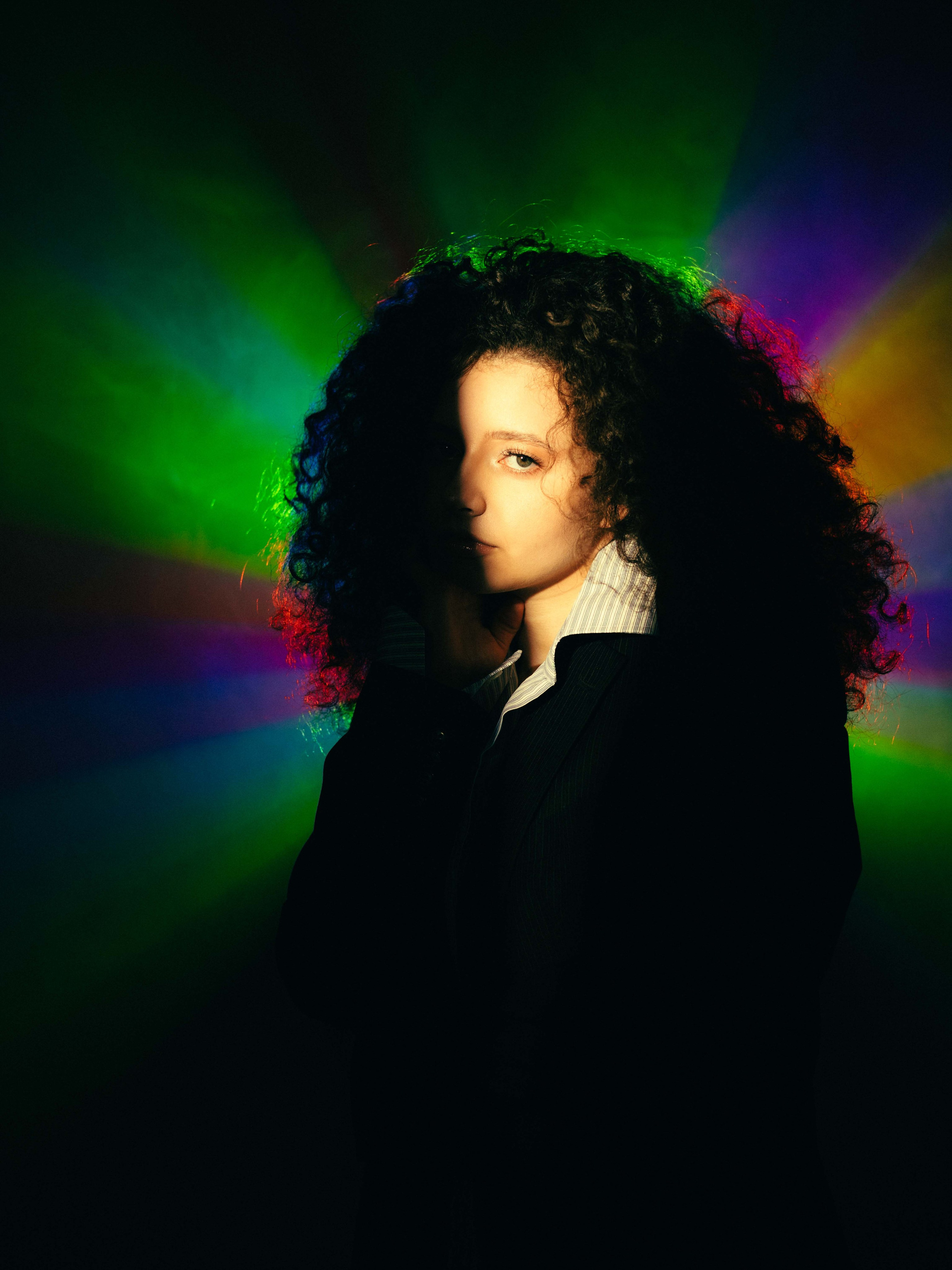 Портретная фотосессия с проектором в Новосибирске — Роман Лахмыткин