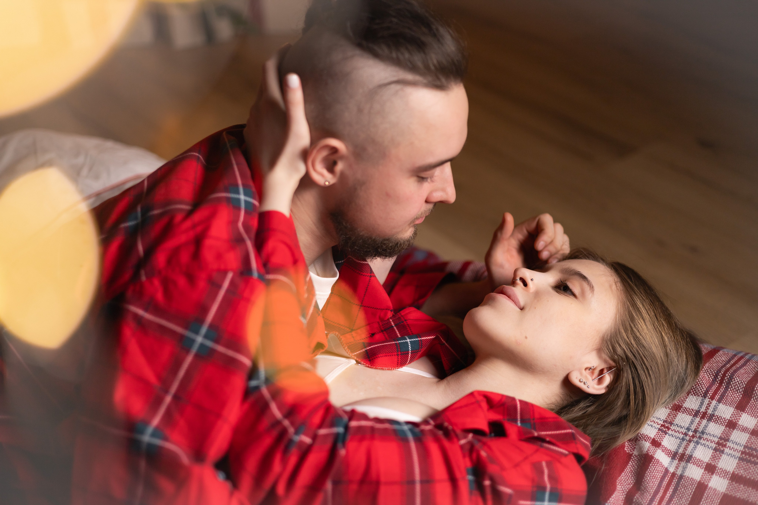 Марго и Макс. Новогодняя фотосессия в студии. Портретный фотограф Панферова Регина г. Санкт-Петербург, г. Казань