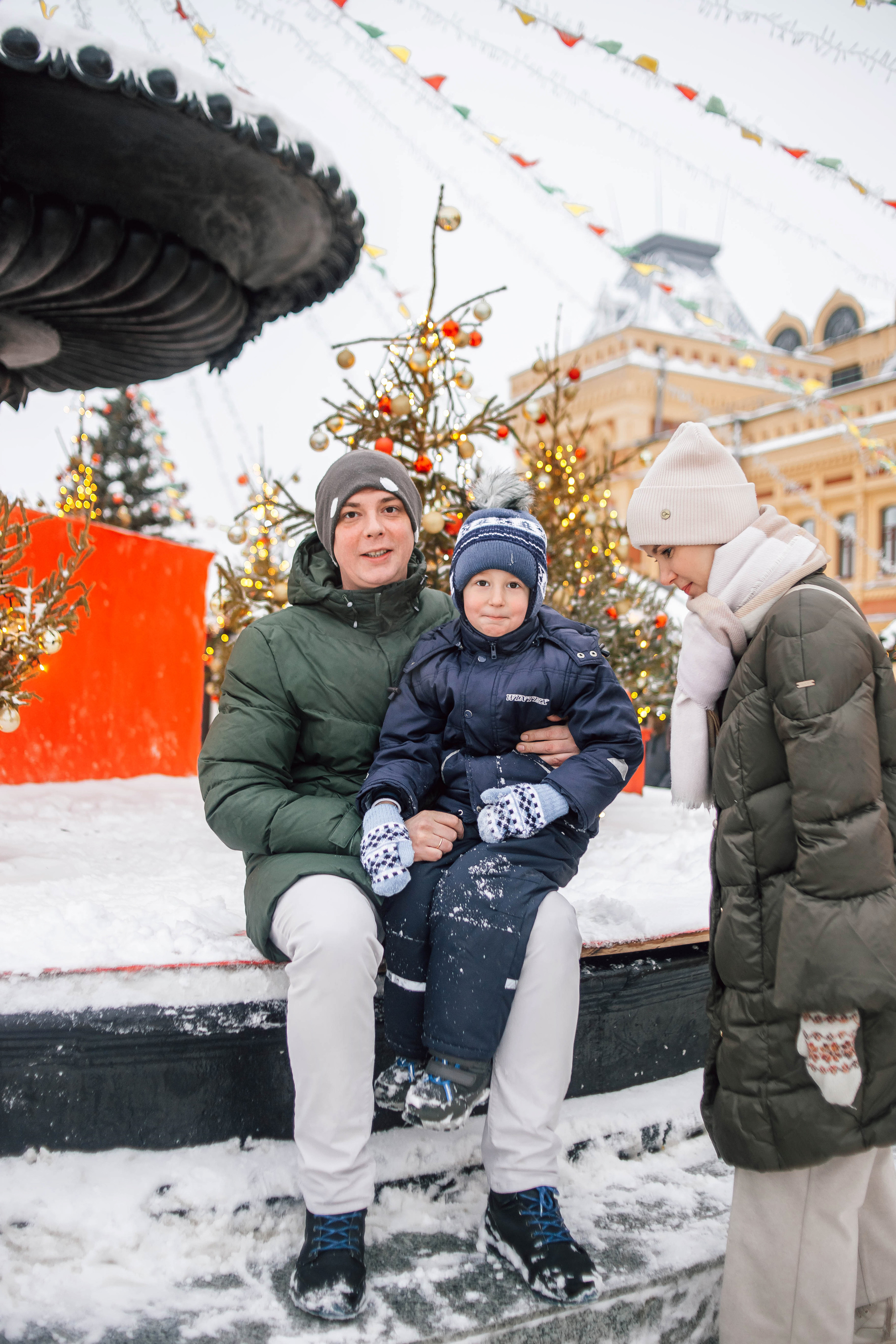 Таня, Валера, Макс зима. Семейный и детский фотограф в Нижнем Новгороде Наумова Лидия