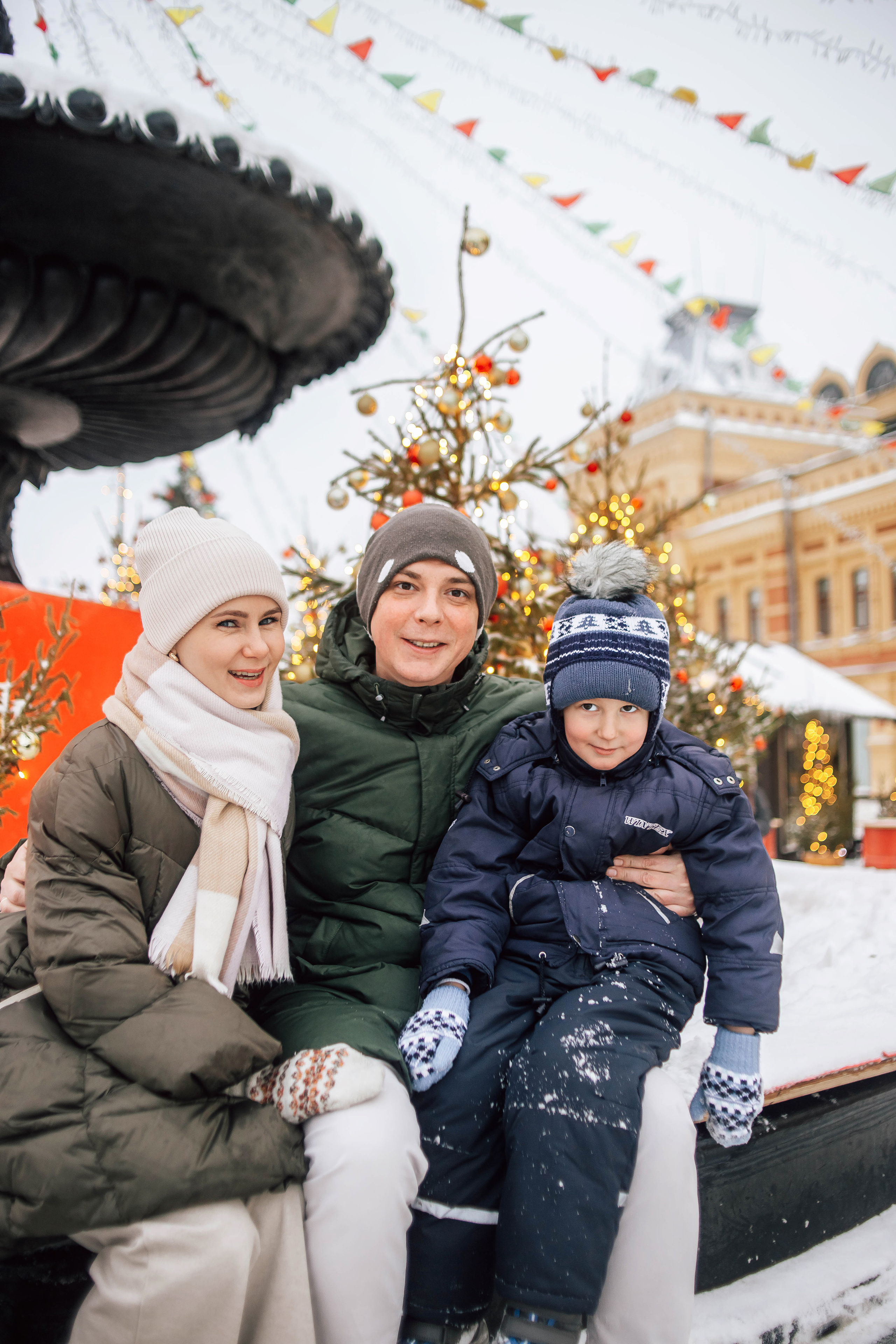 Таня, Валера, Макс зима. Семейный и детский фотограф в Нижнем Новгороде Наумова Лидия