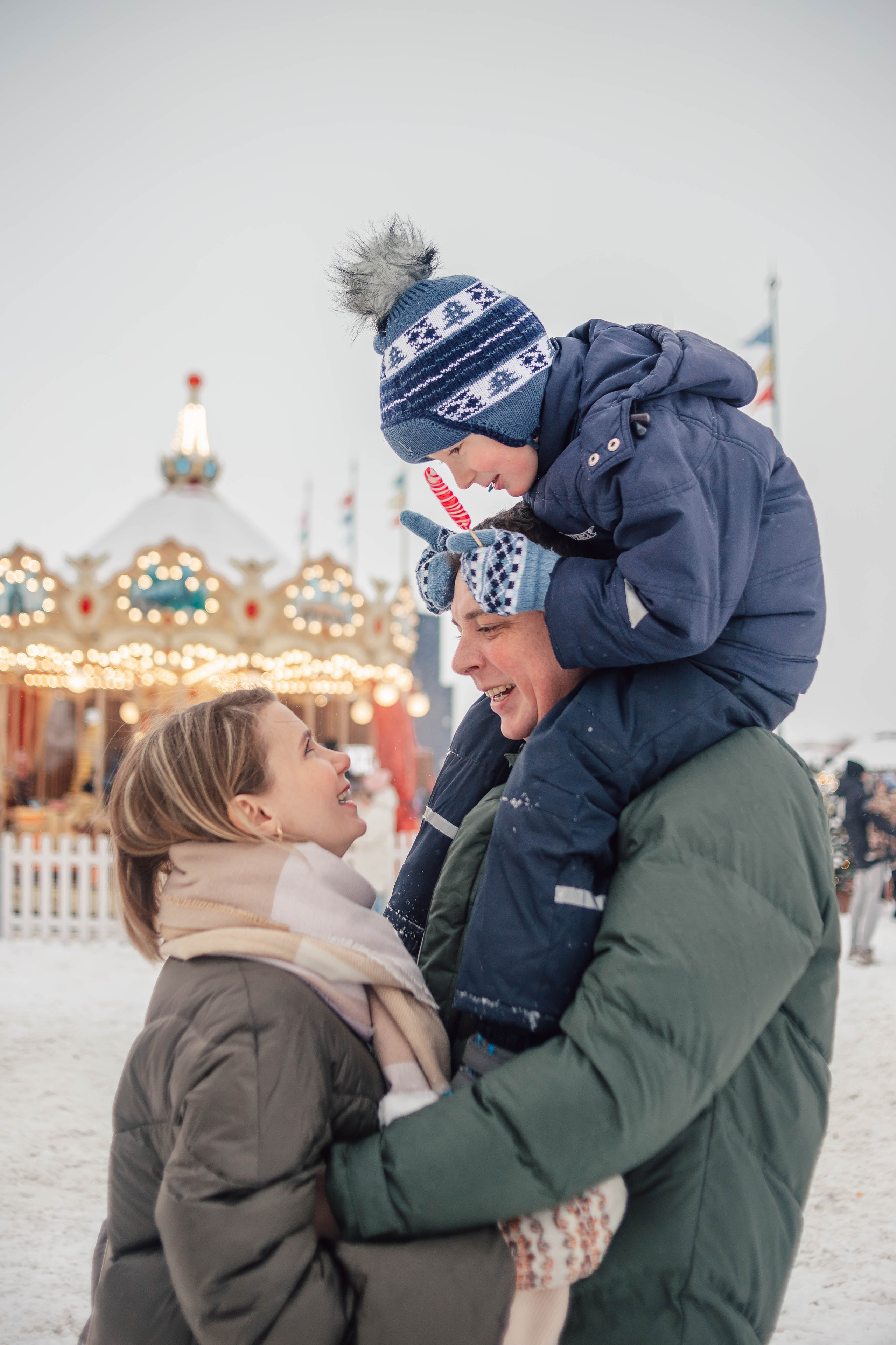 Таня, Валера, Макс зима. Семейный и детский фотограф в Нижнем Новгороде Наумова Лидия