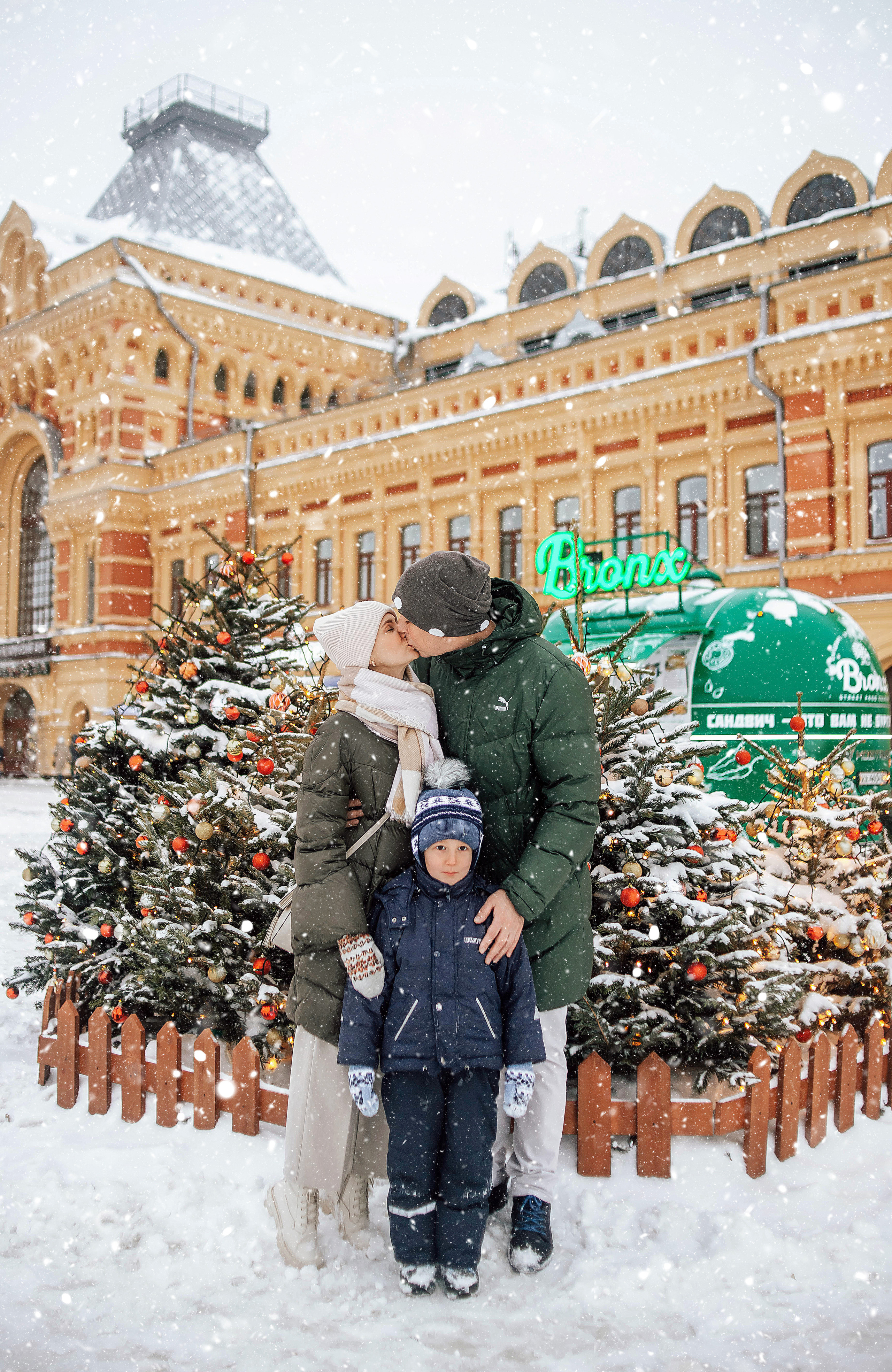Таня, Валера, Макс зима. Семейный и детский фотограф в Нижнем Новгороде Наумова Лидия
