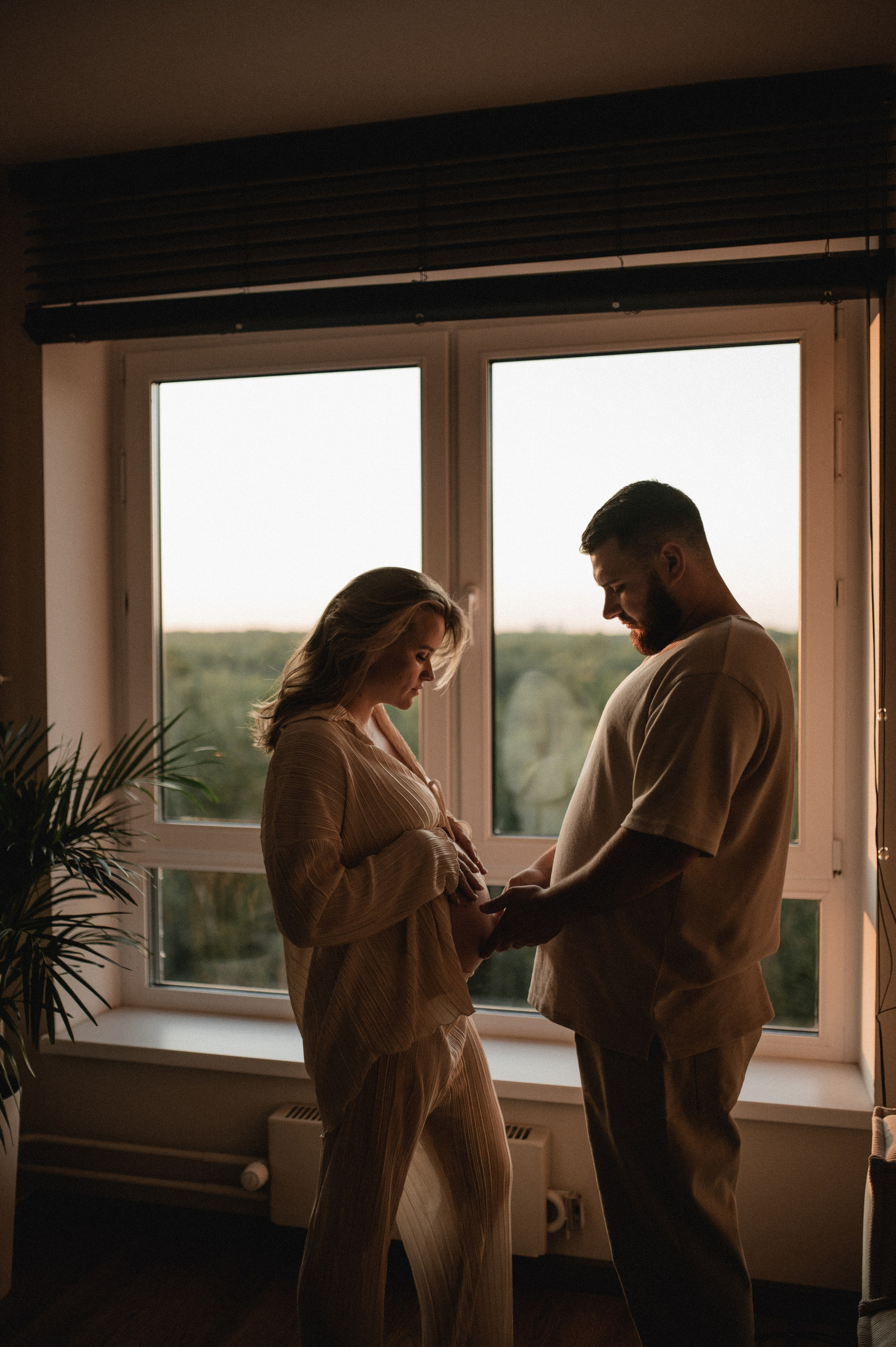 Домашняя фотосессия беременности. Семейная фотосессия Бутово Москва фотограф Алина Морщагина