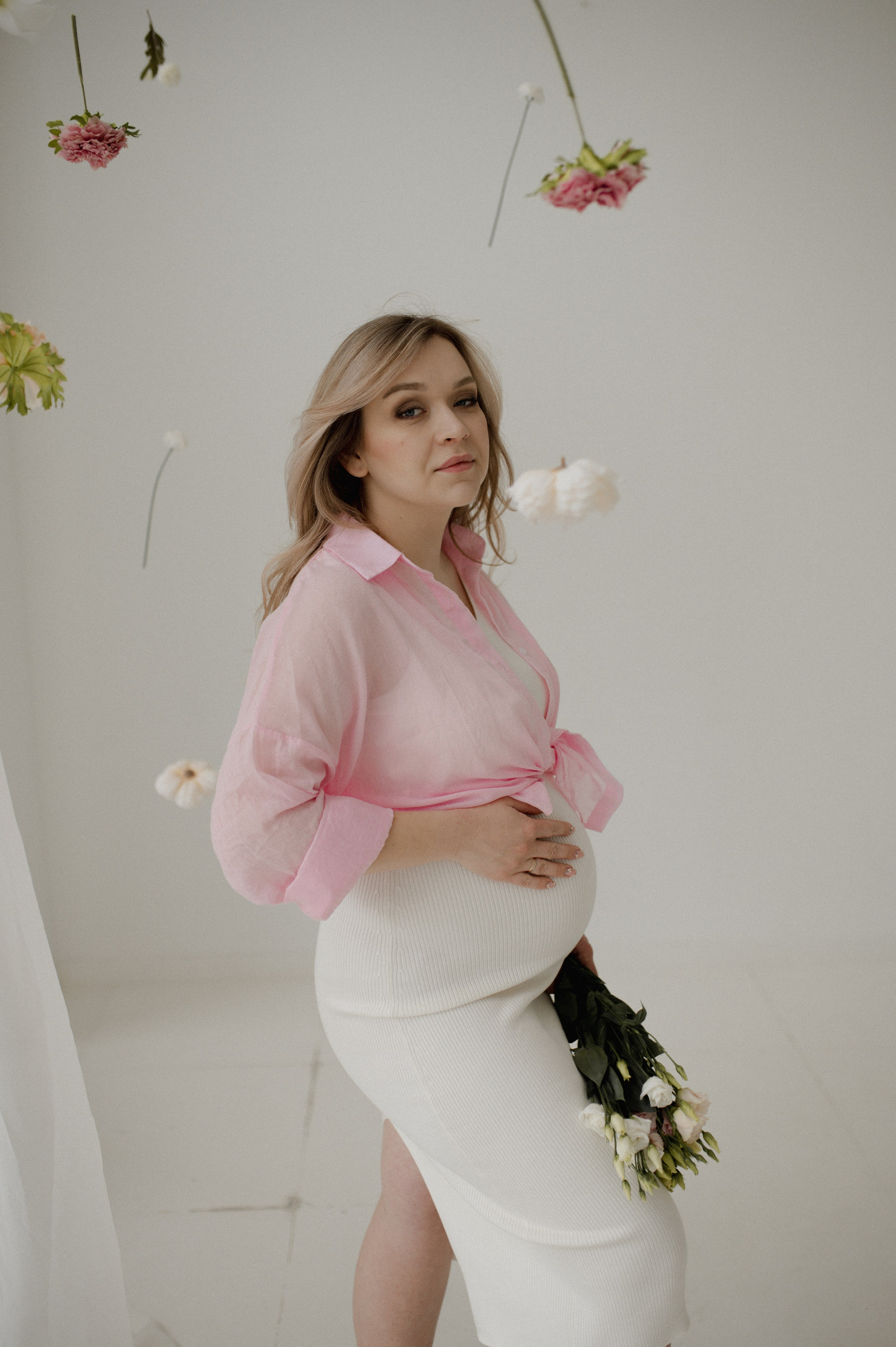 Оля в ожидании малыша. Семейная фотосессия Бутово Москва фотограф Алина Морщагина