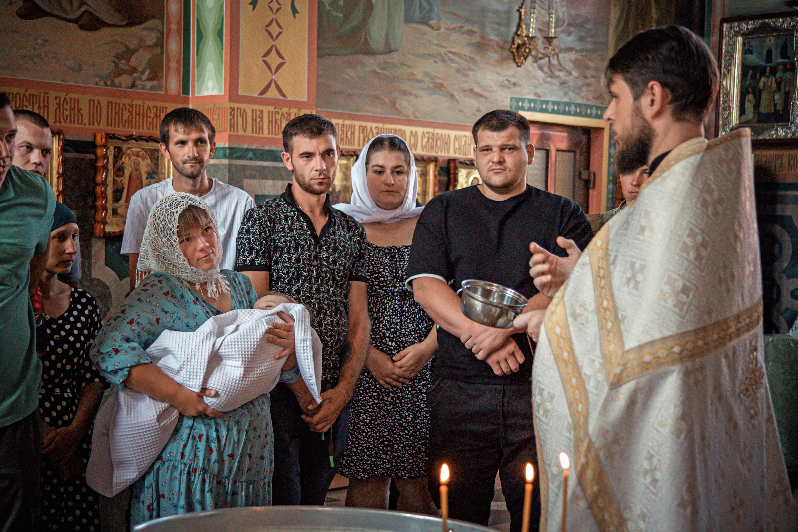 Общее крещение. Семейный и детский фотограф в Москве Ольга Кривенцова