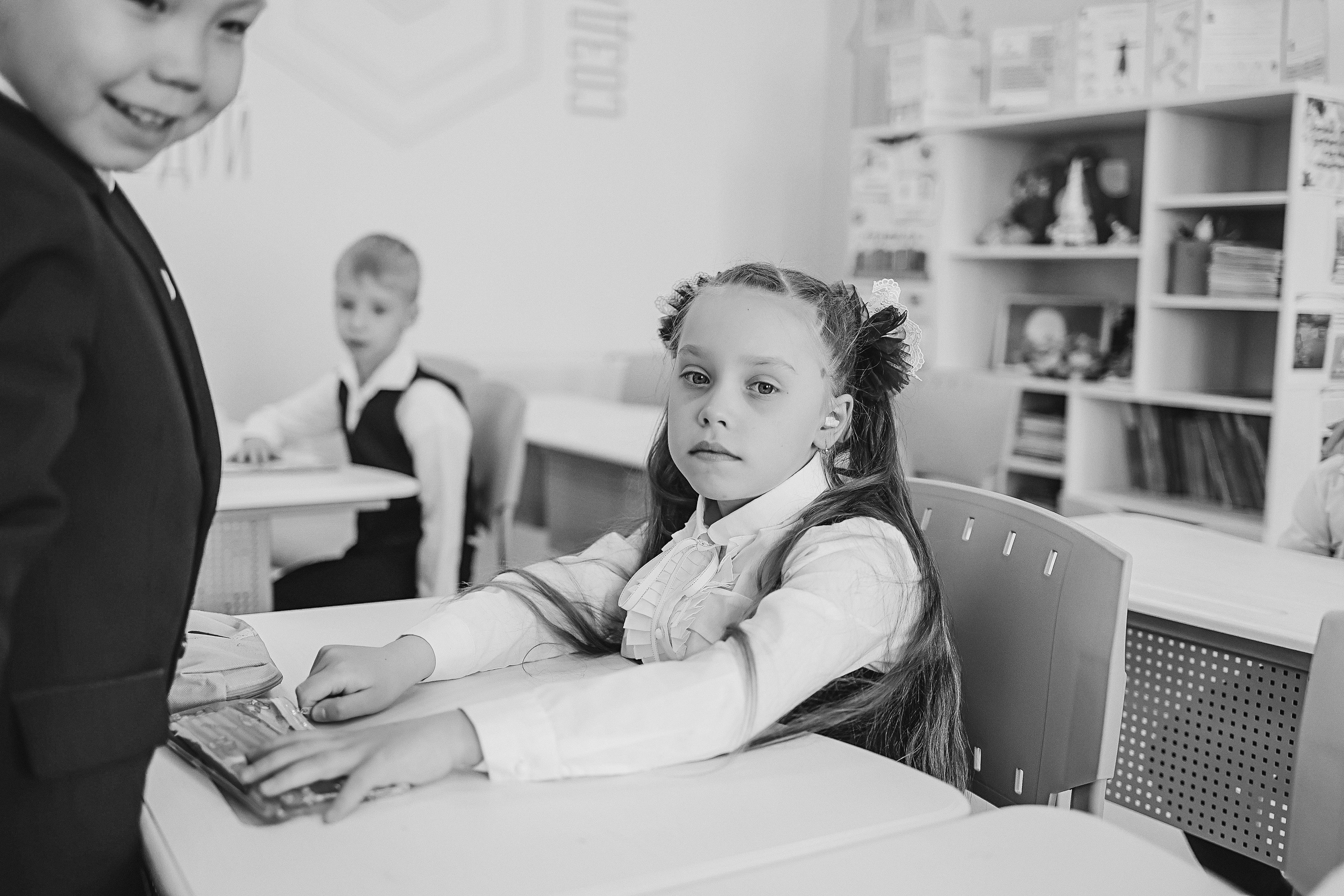 Один день в школе 1 класс. Семейный фотограф Тюмень, фотограф на роды Салмина Мария