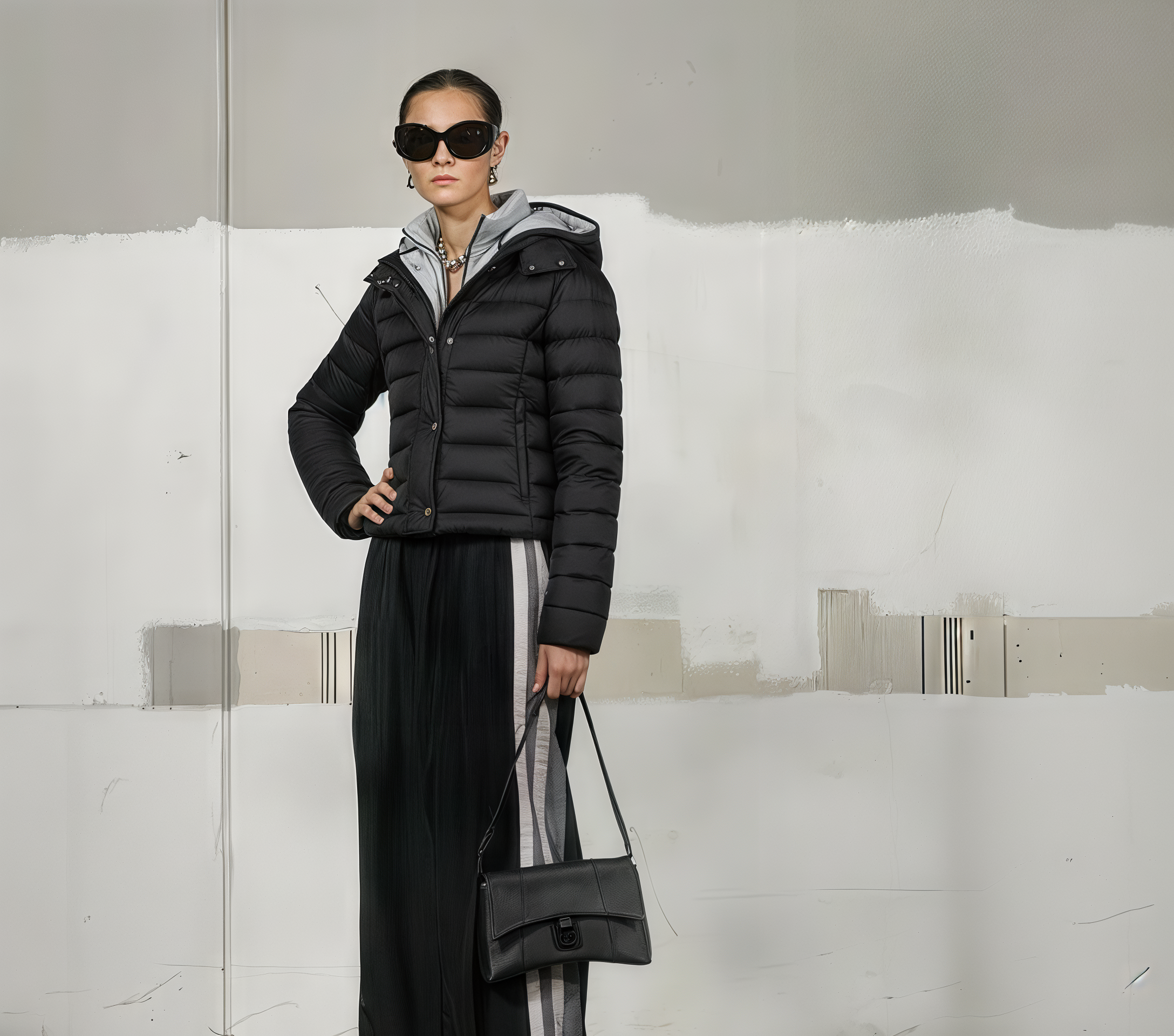 Перенос куртки на модель. AI-дизайнер. Создание контента для онлайн форматов