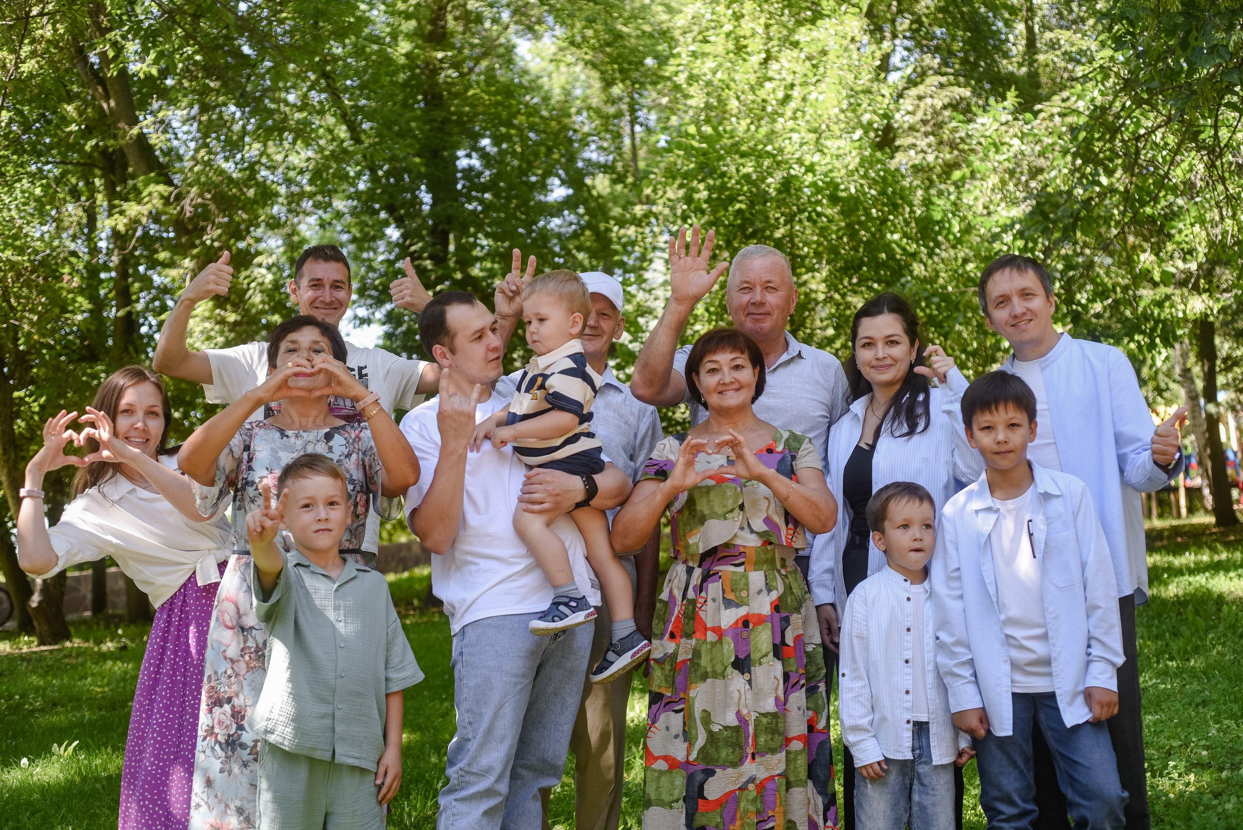 Семейная съемка в парке. Семейный и свадебный фотограф в г. Уфа Динара