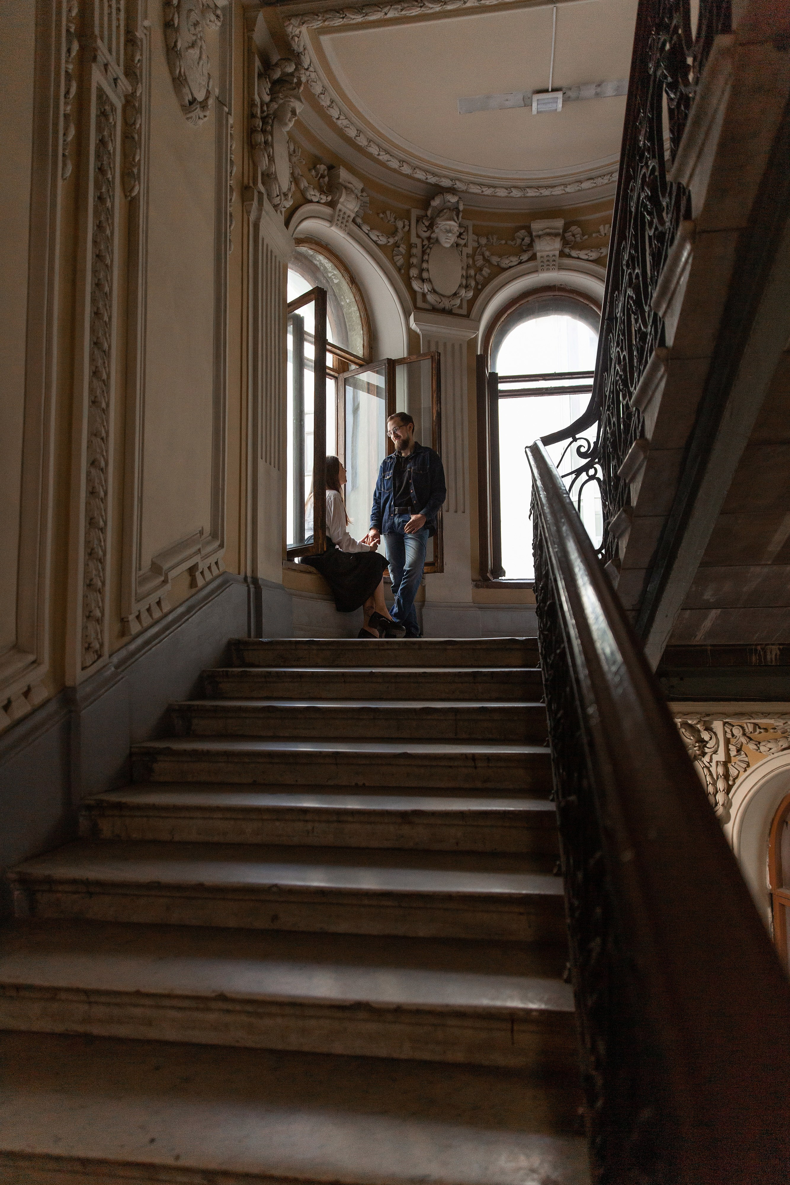 Фотосессия истории любви в центре Петербурга. Свадебный и портретный фотограф в Санкт-Петербурге Надежда Чечулина