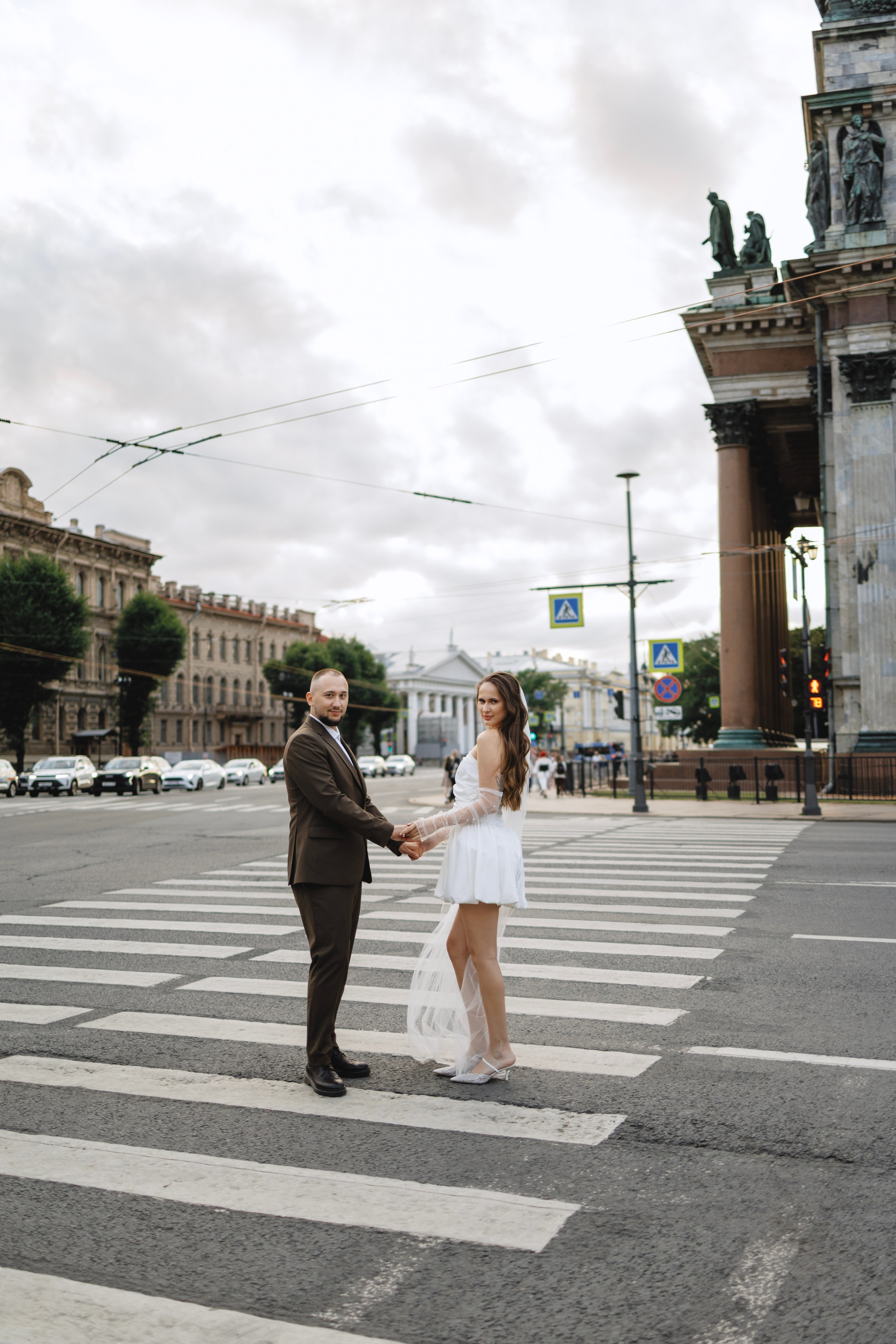 Руслан и Виолетта — Исаакий, Зимняя канавка. Боженова Елена фотограф Санкт-Петербург