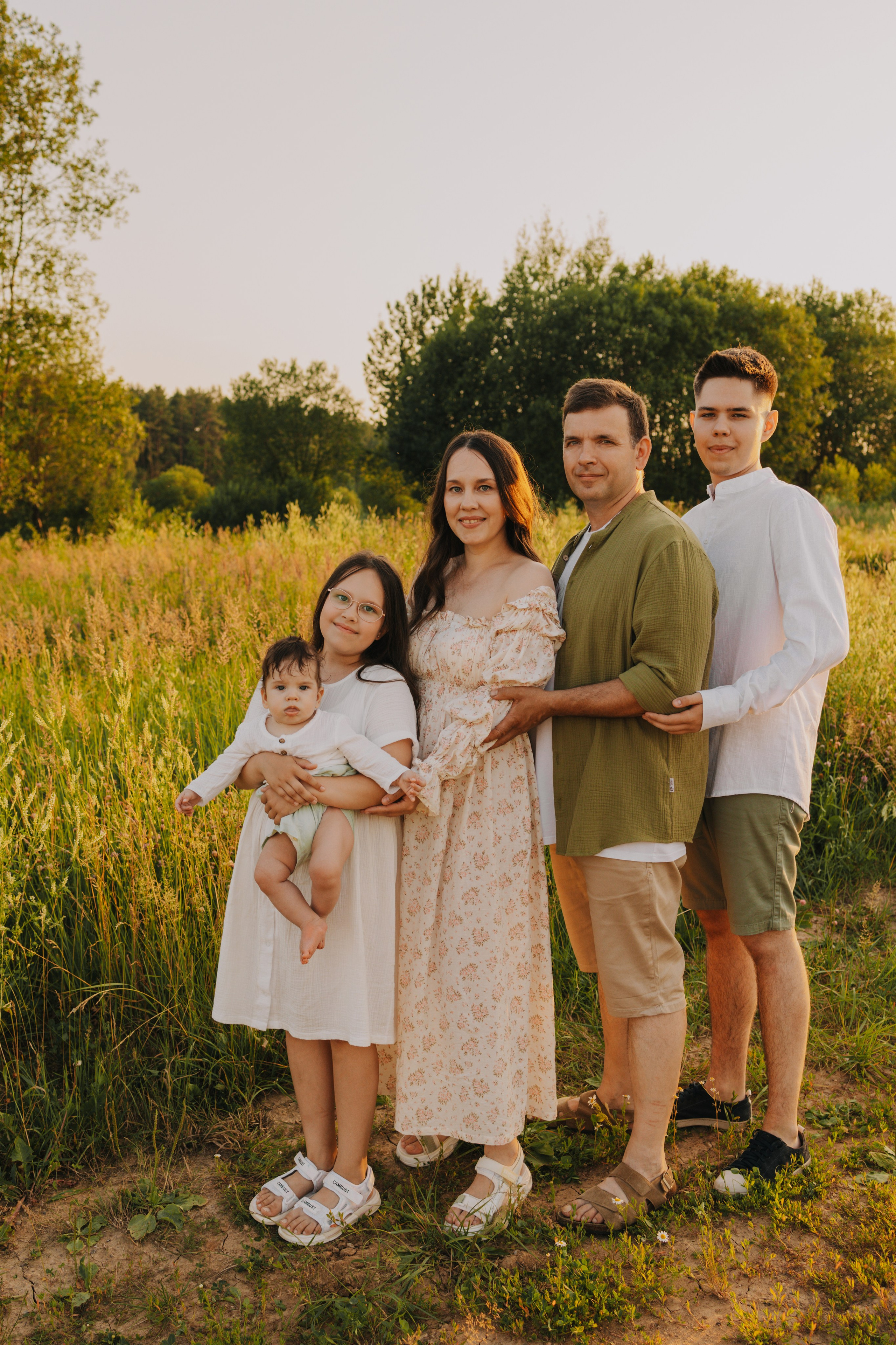 Семейный Пикник: Летняя Съемка