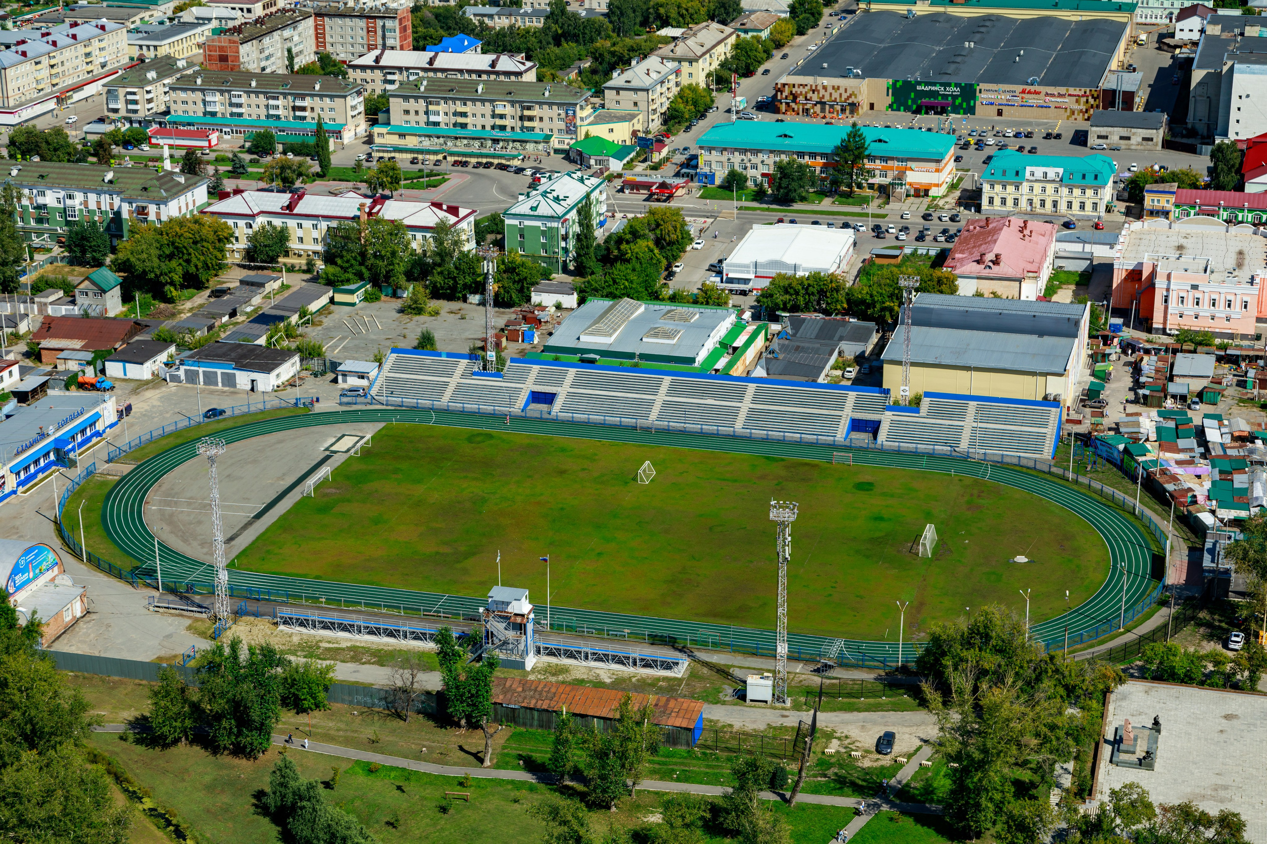 Город с высоты птичьего полёта. Фотограф Андрей Гузеев