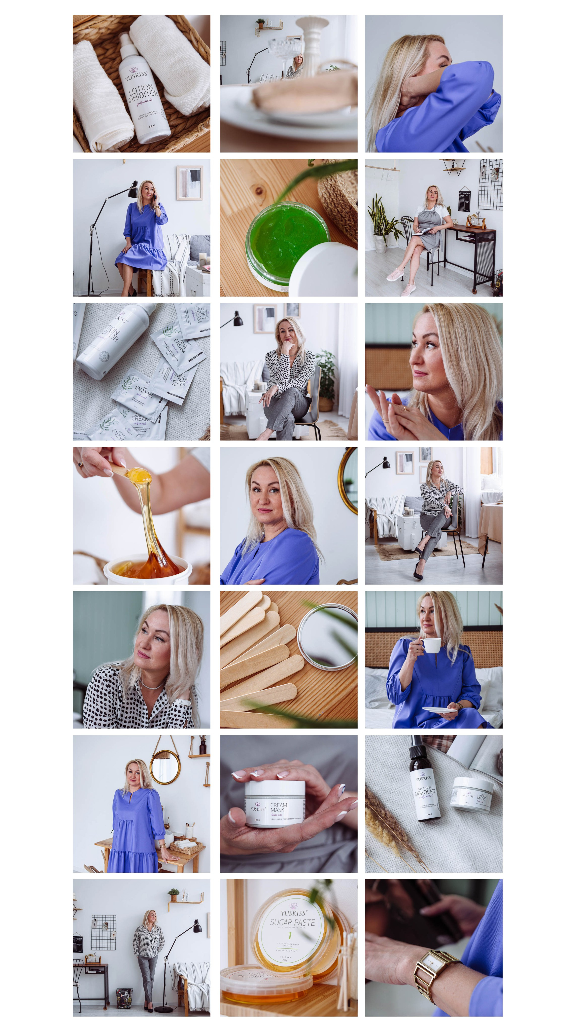 Контент фотографии для инстаграм мастера по шугарингу в студии. Контент фотограф Дарья Едапина Новосибирск. Фотограф Дарья Едапина Новосибирск