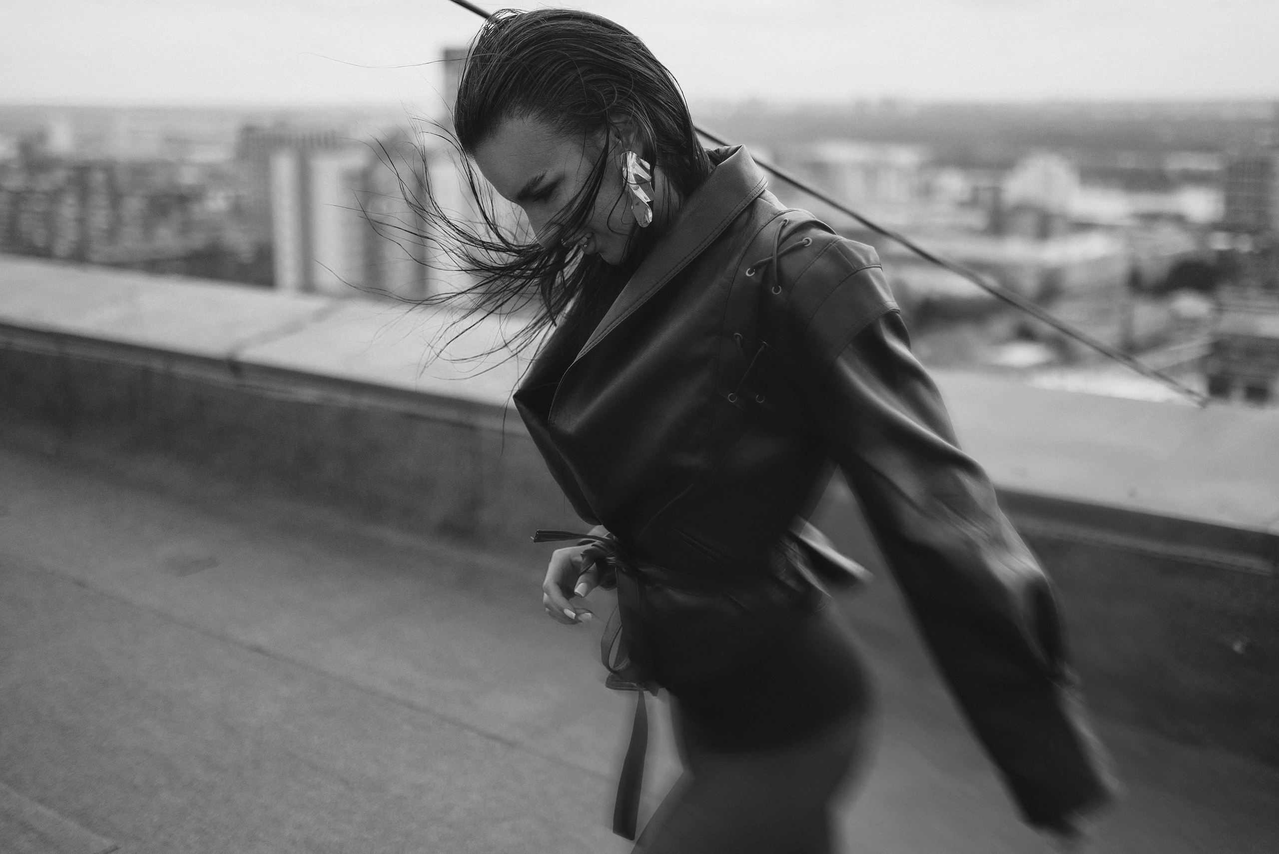 Фотосессия в Новосибирске: Сексуальный образ на крыше с видом на реку |Дарья Едапина. Фотограф Дарья Едапина Новосибирск