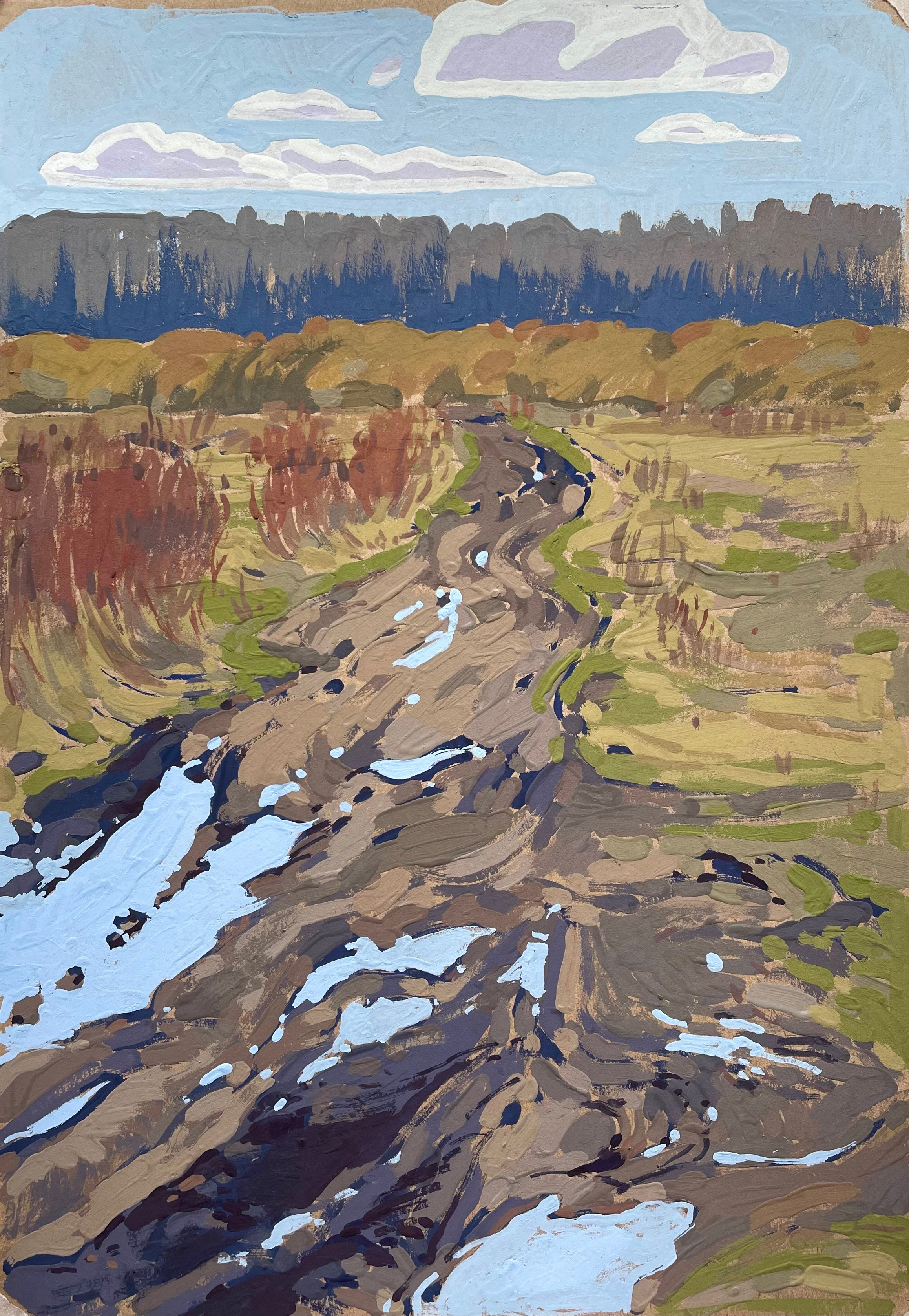 Вологодская область. Художница Лиза Владимирова