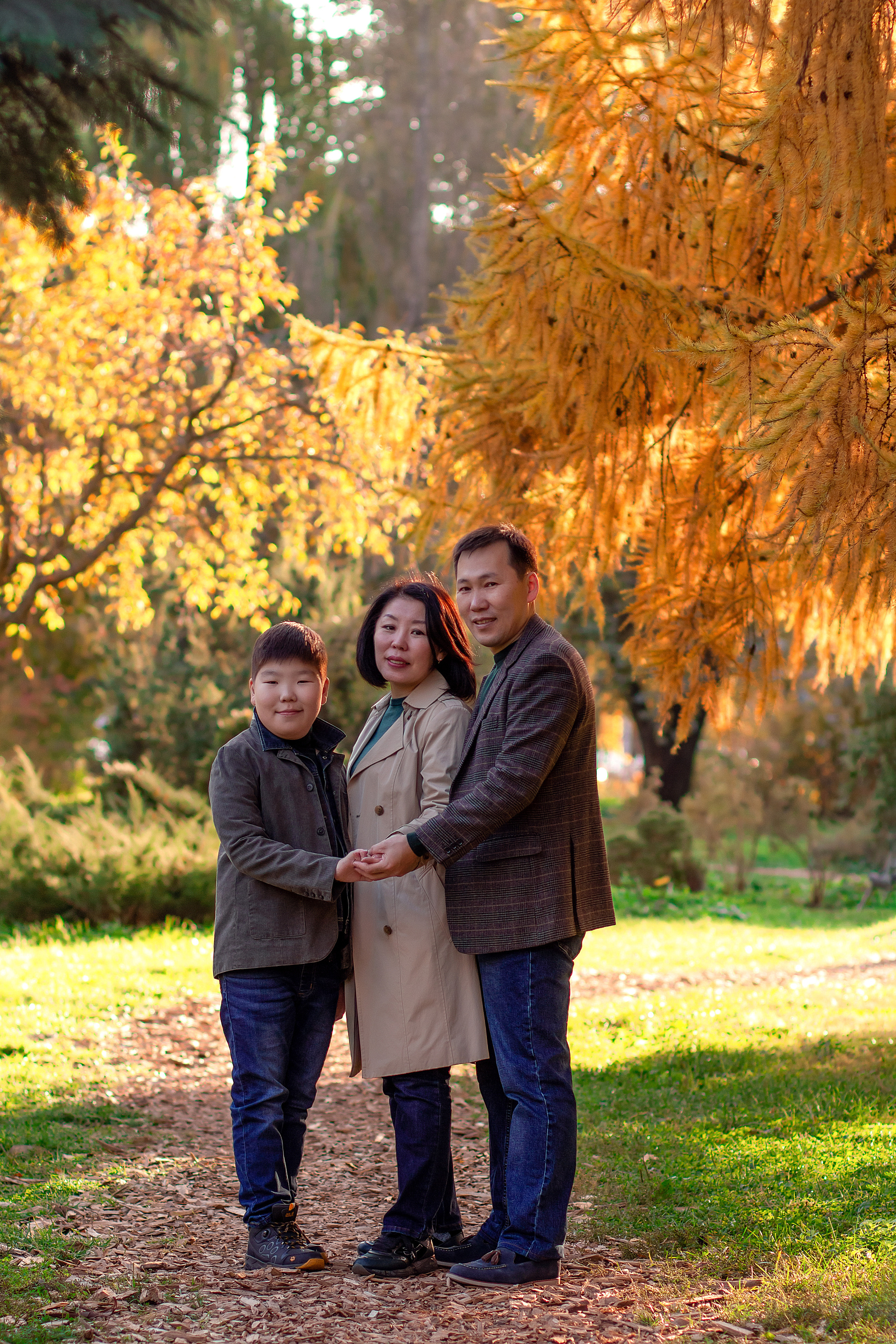Баира, Зорик и Саша. Осенняя прогулка. Фотограф в Москве. Елизавета Косицына