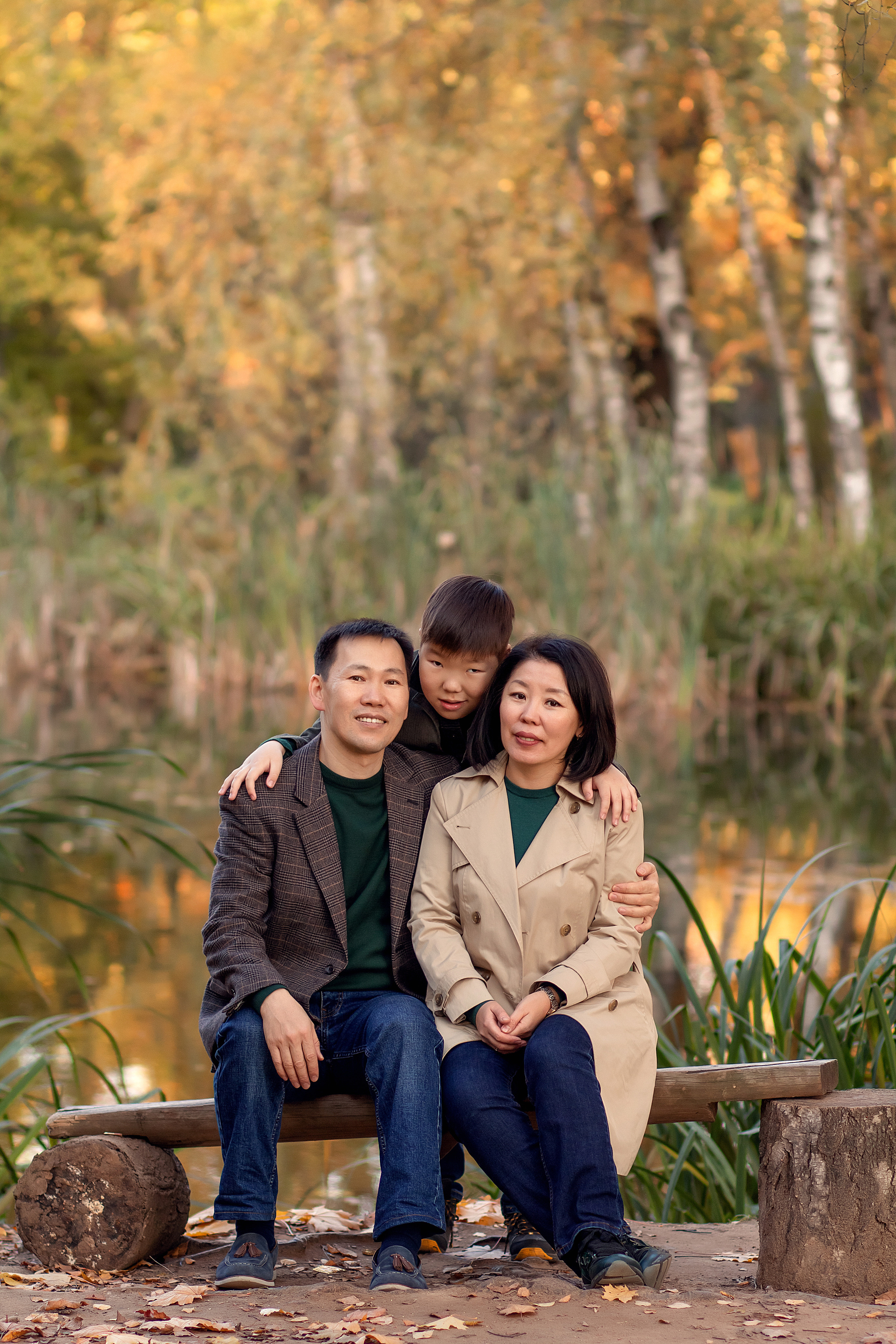 Баира, Зорик и Саша. Осенняя прогулка. Фотограф в Москве. Елизавета Косицына