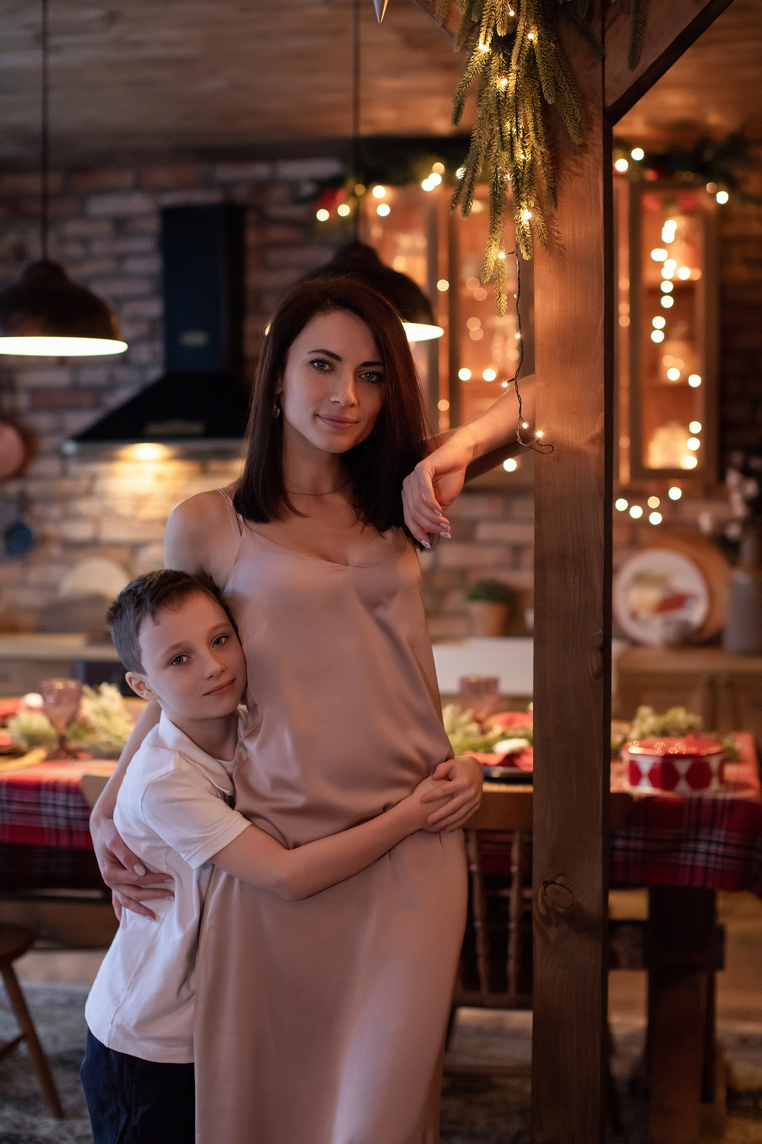 Семья Анны и Михаила. Новогодняя история. Фотограф в Москве. Елизавета Косицына