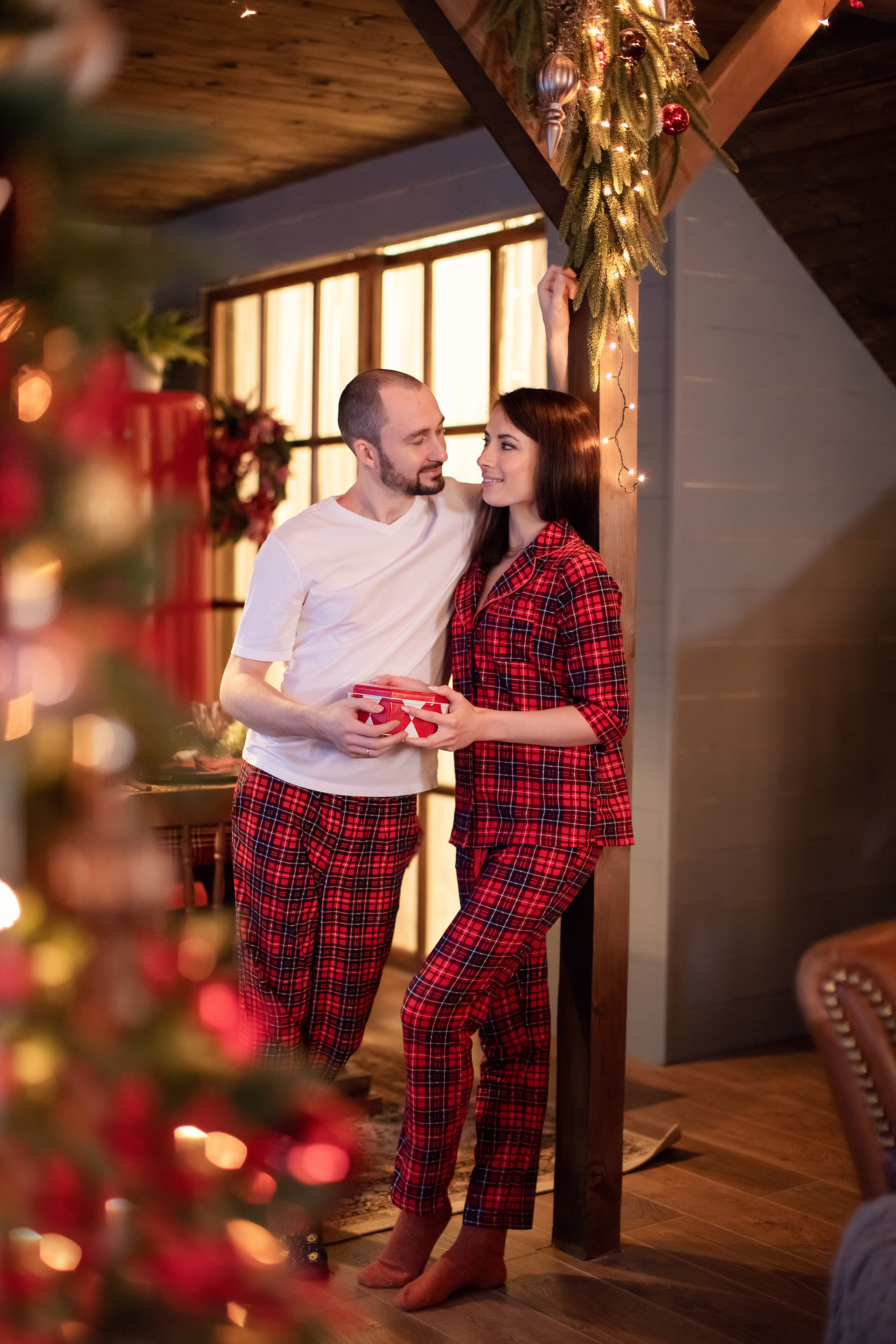 Семья Анны и Михаила. Новогодняя история. Фотограф в Москве. Елизавета Косицына