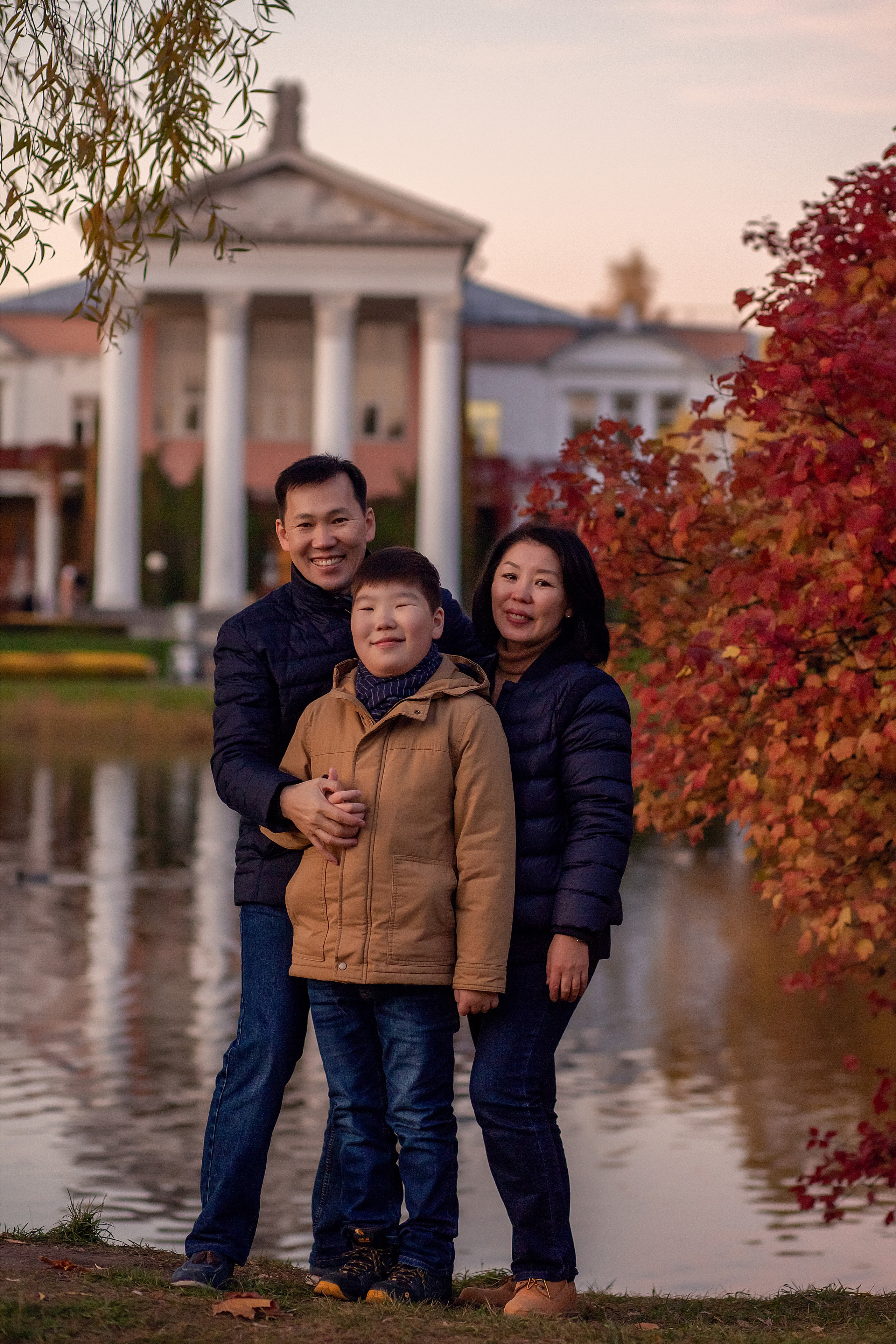 Баира, Зорик и Саша. Осенняя прогулка. Фотограф в Москве. Елизавета Косицына