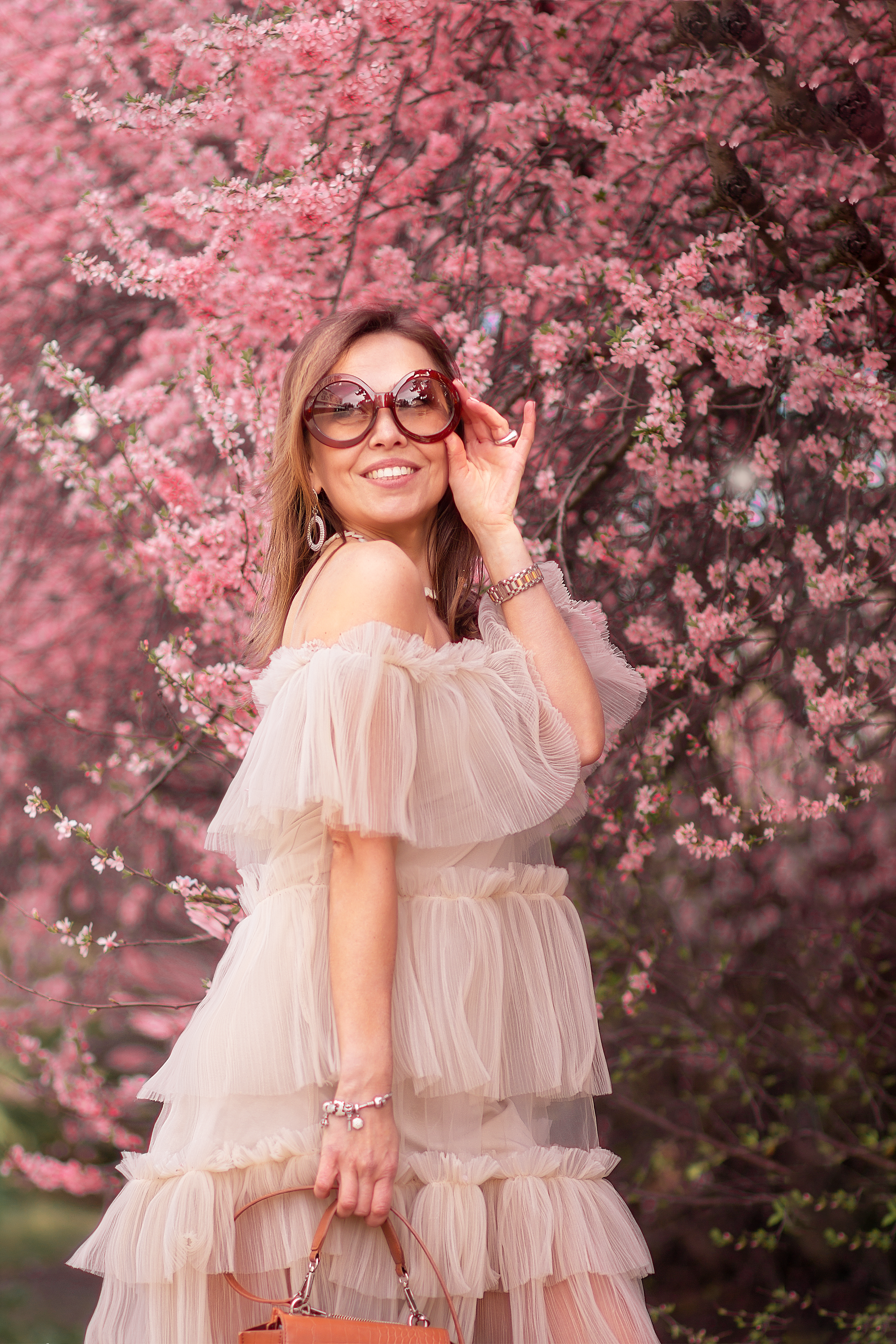 Светлана. Цветение сакуры. Фотограф в Москве. Елизавета Косицына