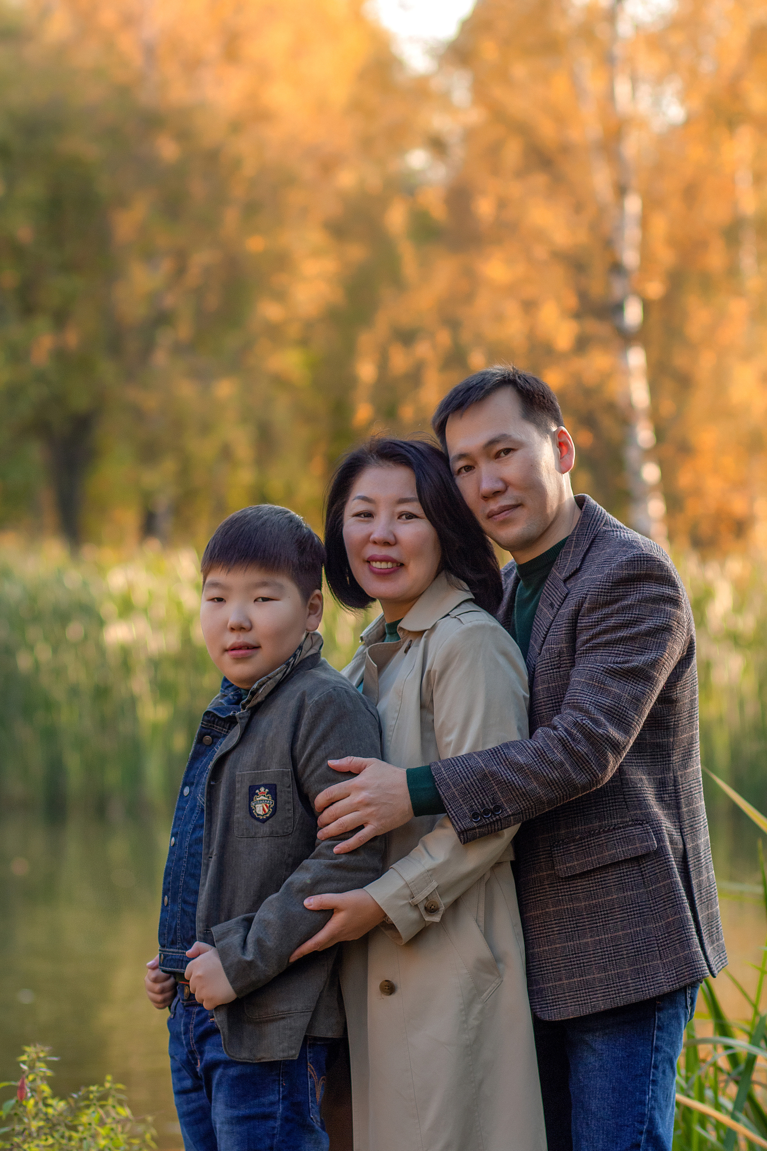 Баира, Зорик и Саша. Осенняя прогулка. Фотограф в Москве. Елизавета Косицына